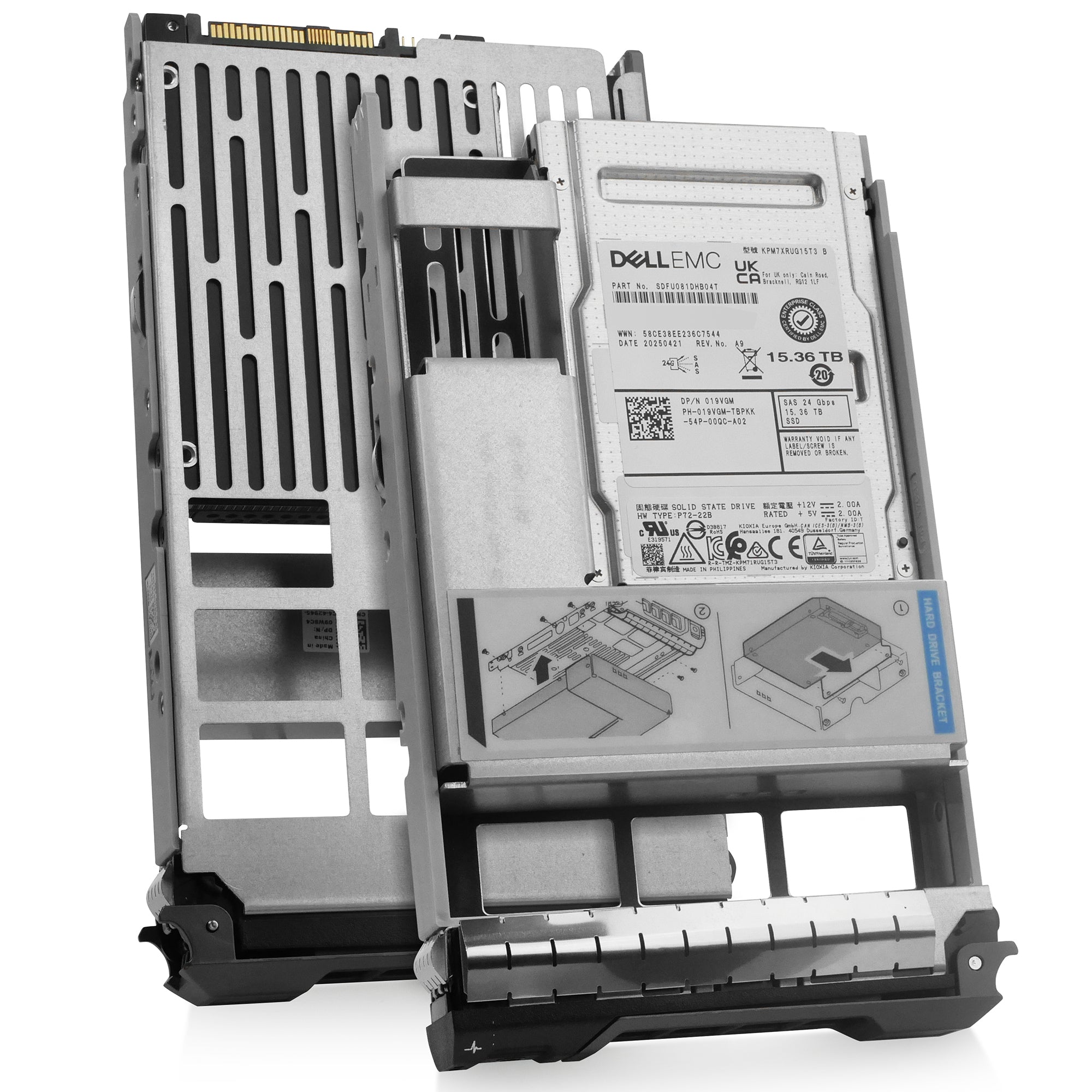 Dell G13 019VGM 15.36TB 1 DWPD SAS-4 24Gb/s 3D TLC Hybrid 3.5in SSD