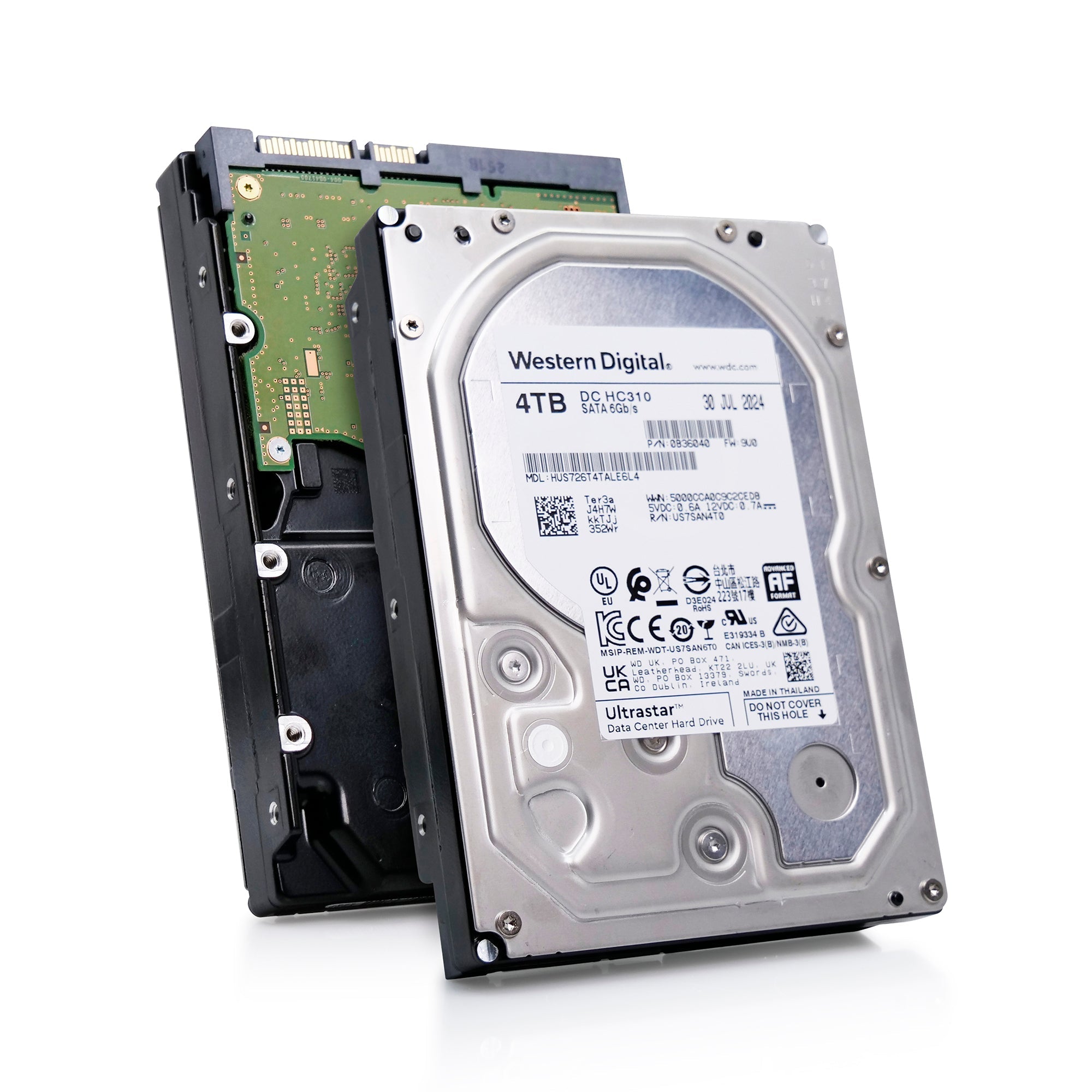 Western Digital Ultrastar DC HC310 HUS726T4TALE6L4 0B36040 4TB 7.2K RPM SATA 6Gb/s 512e 3.5in Refurbished HDD