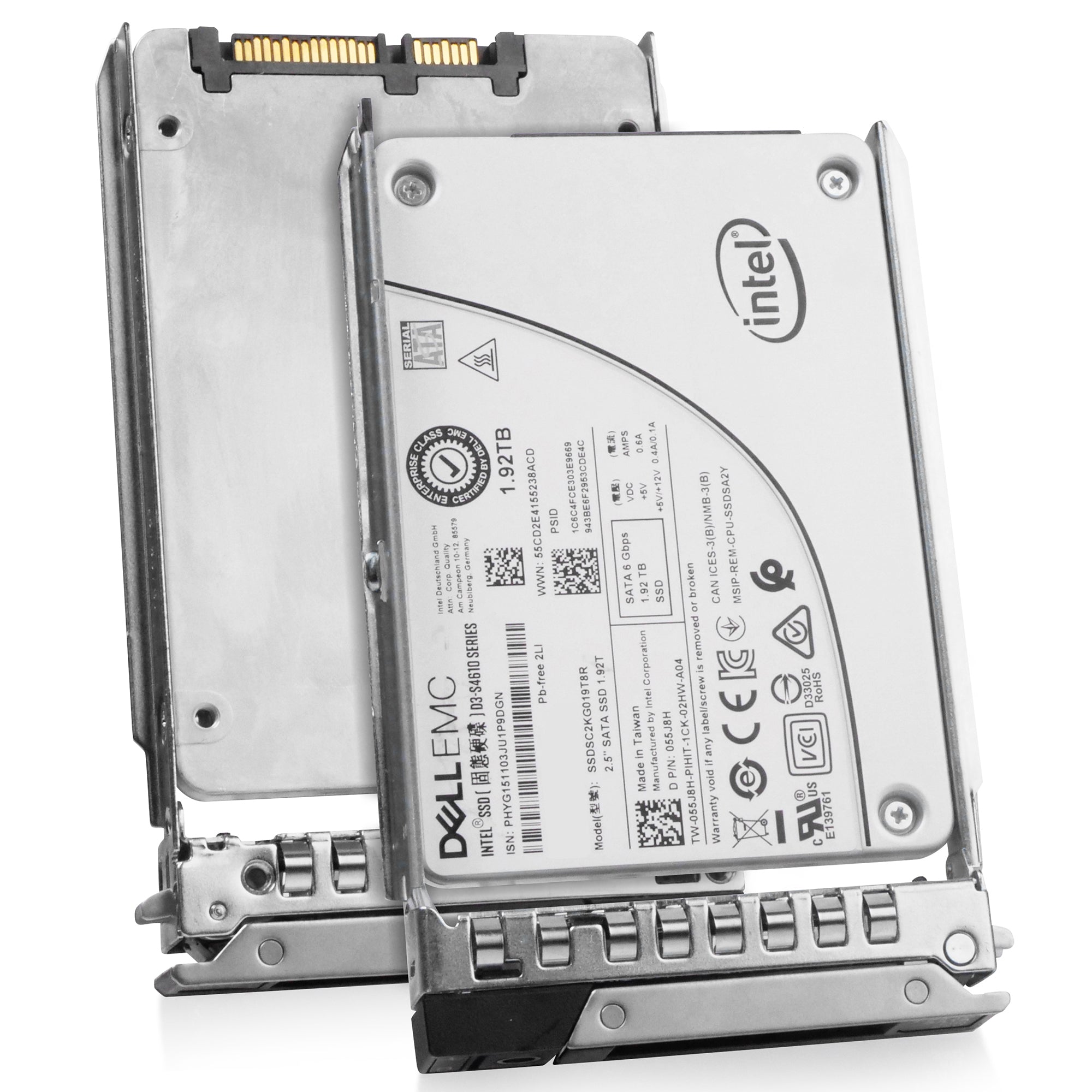 Dell G14 400-AWCN 1.92TB 3 DWPD SATA 6Gb/s Mixed-Use 3D TLC 2.5in Refurbished SSD