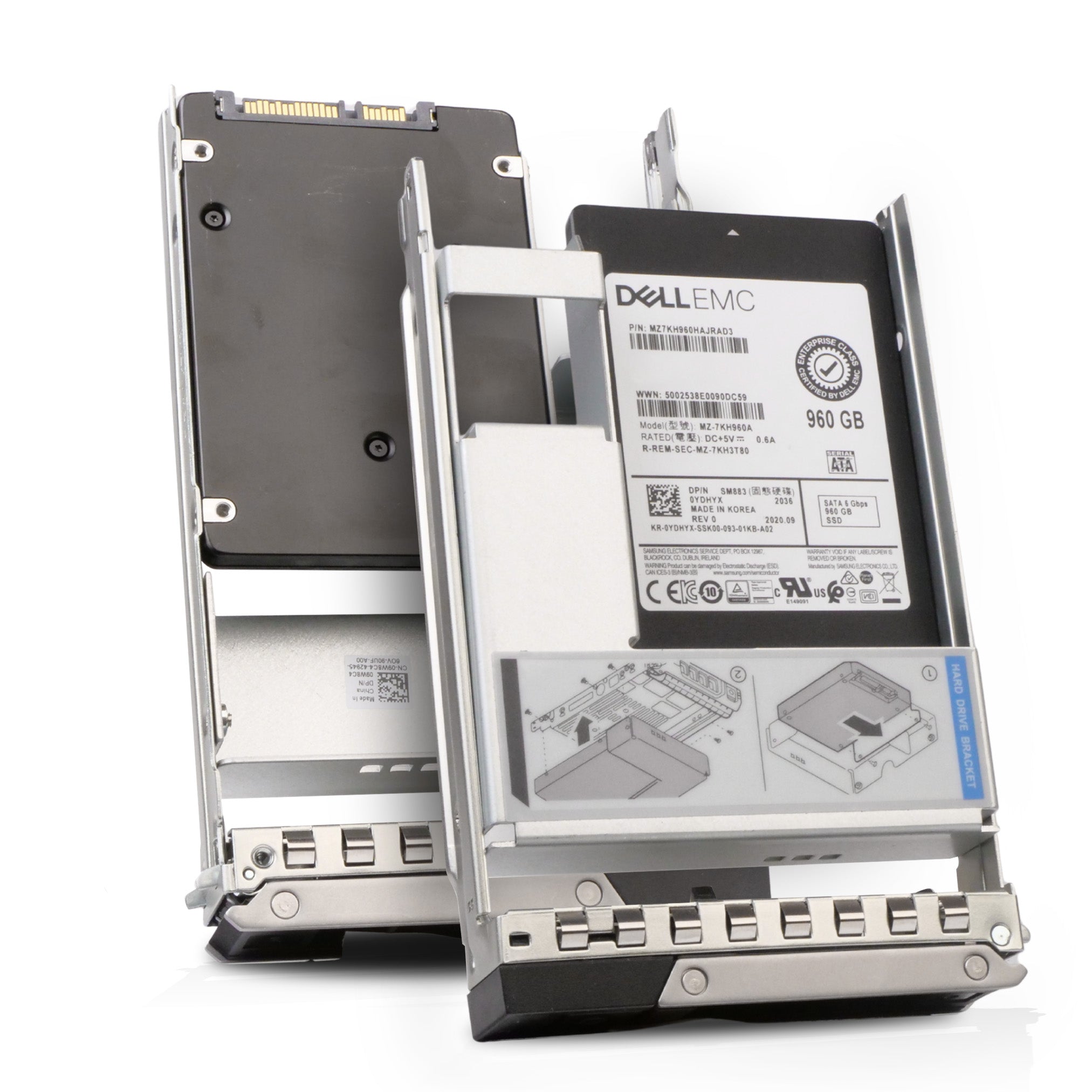 Dell G14 0YDHYX 960GB 3 DPWD SATA 6Gb/s MLC Mixed-Used Hybrid 3.5in Refurbished SSD