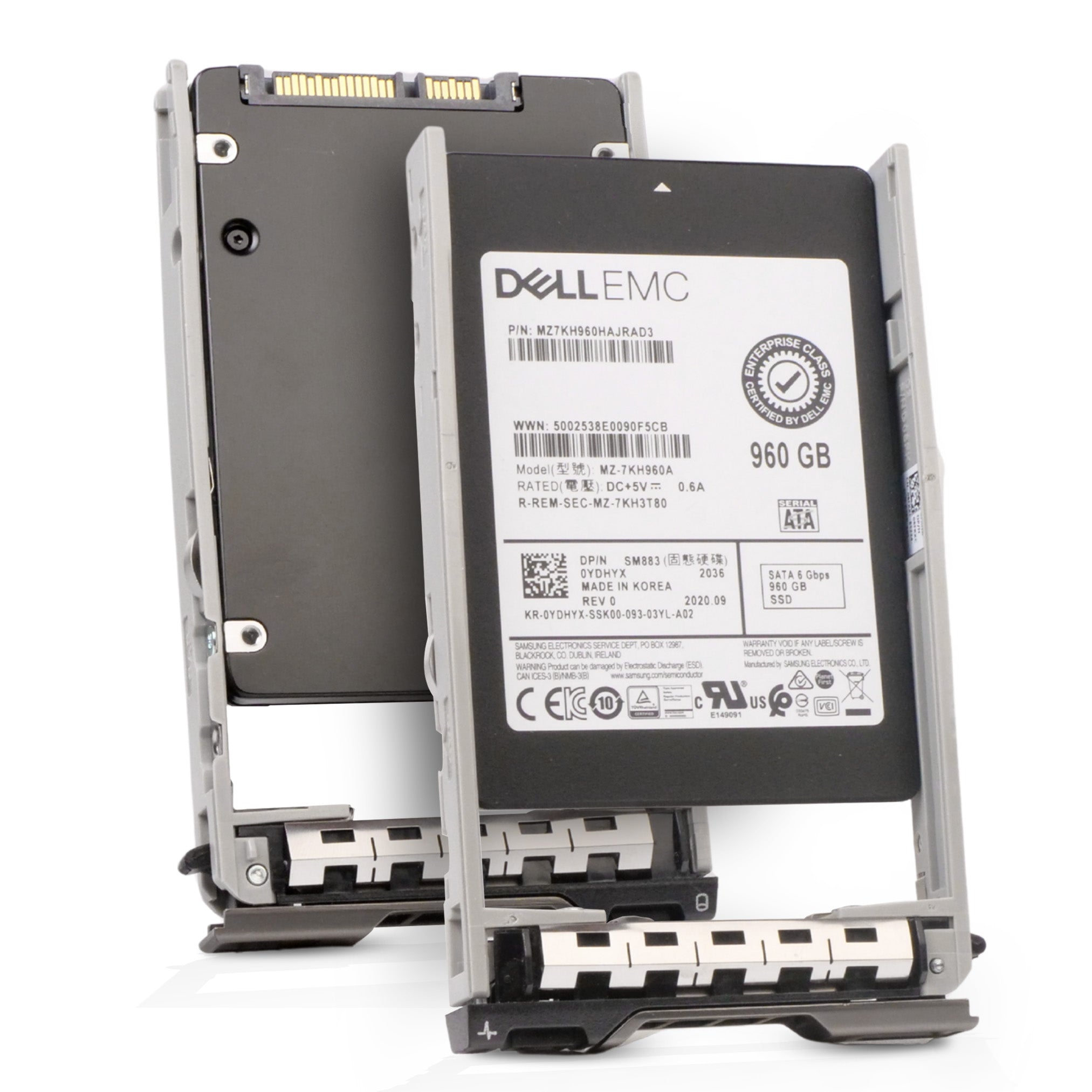 Dell G13 0YDHYX 960GB 3 DWPD SATA 6Gb/s MLC Mixed-Used 2.5in Refurbished SSD