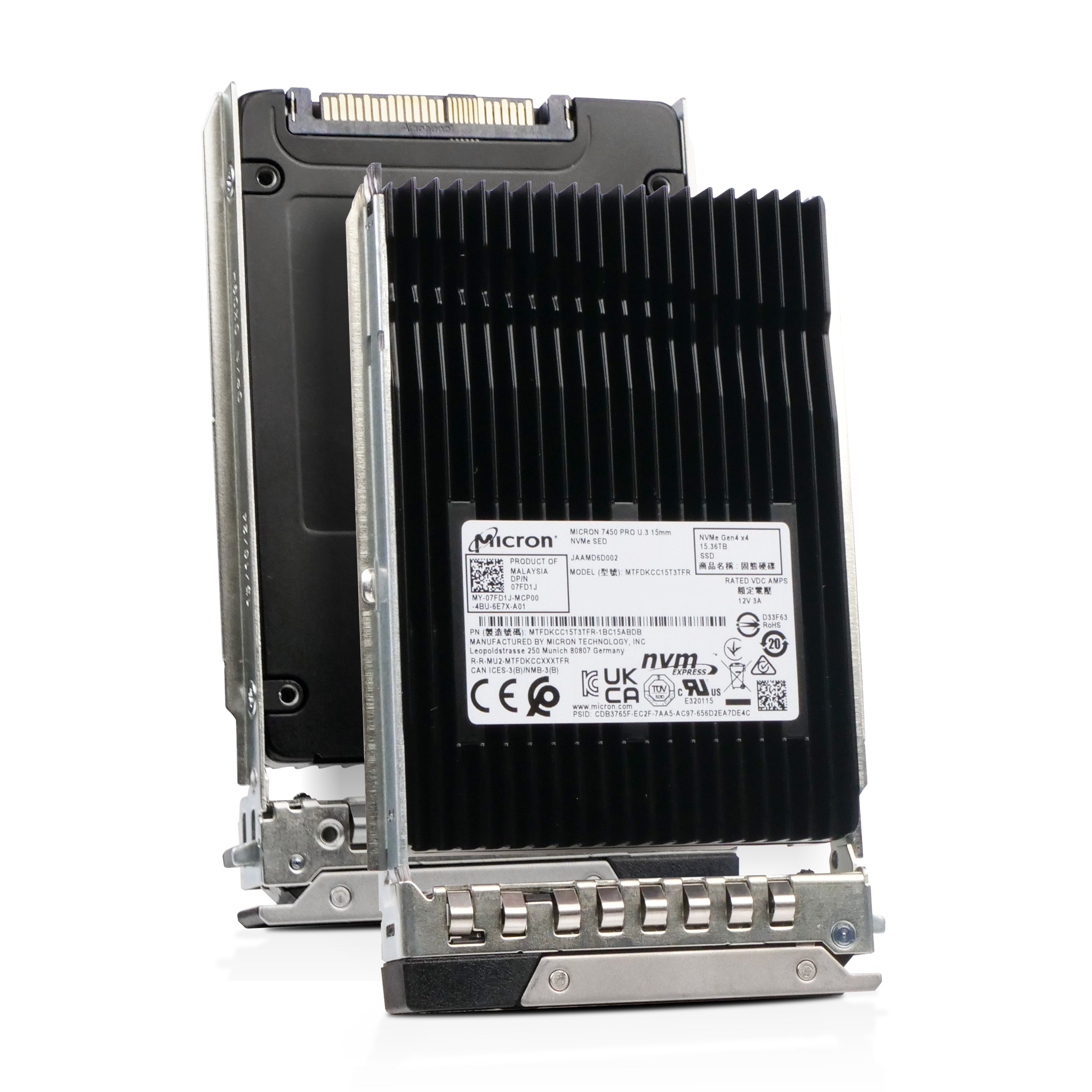 Dell G14 400-BMVJ 15.36TB 1 DWPD PCIe Gen 4.0 x4 8GB/s Read-Intensive 3D TLC U.3 NVMe 2.5in Solid State Drive