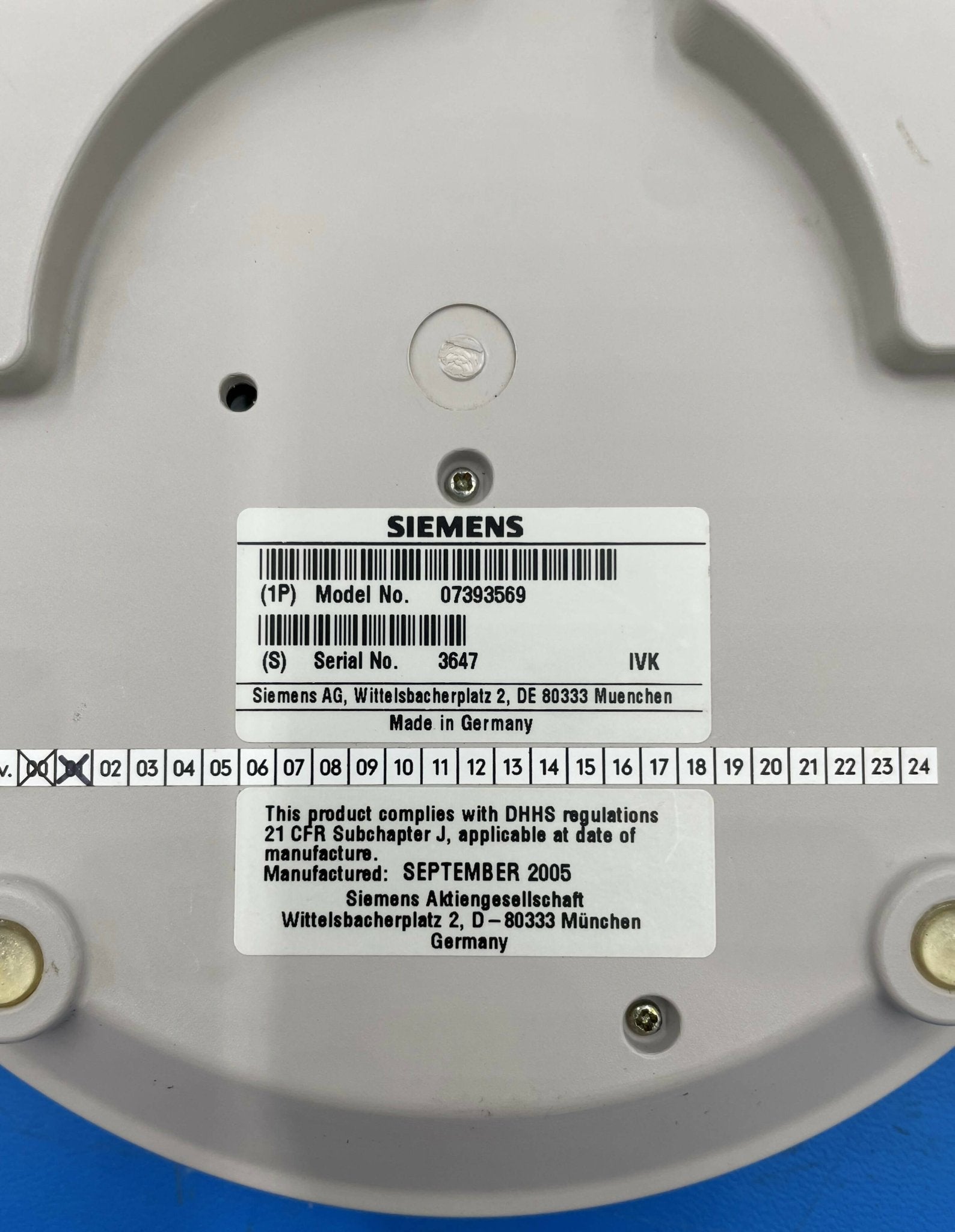 CONTROL BOX P30 (07393569/7393569 SIEMENS