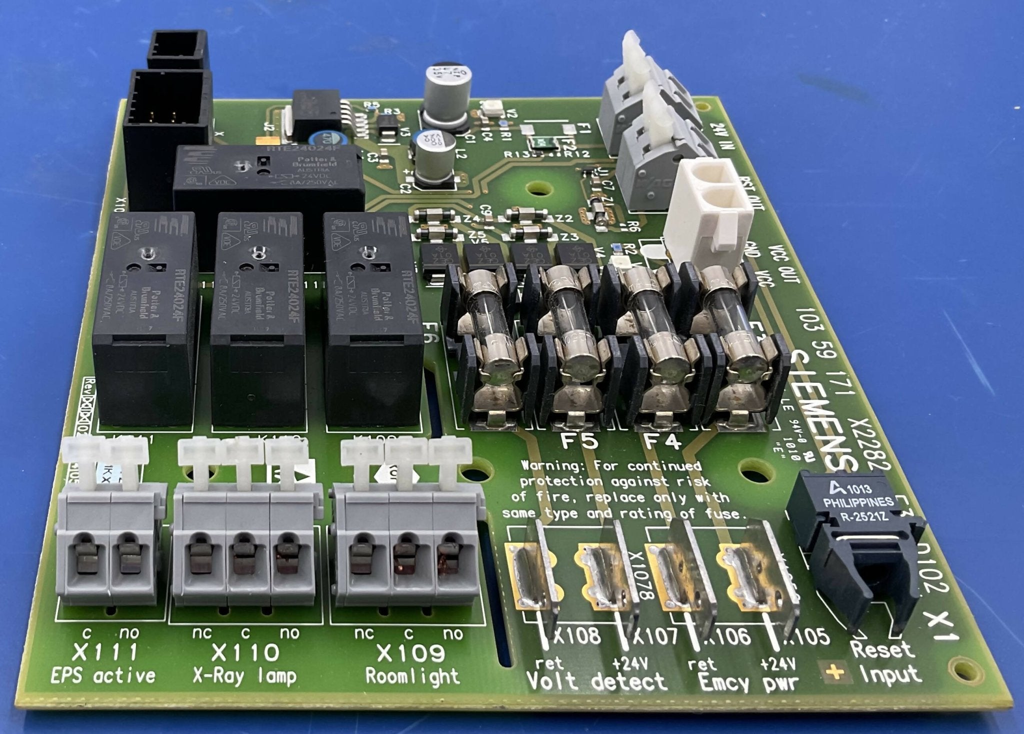D102 EXTERNAL INTERFACE/RESET PCB (10359171 SIEMENS