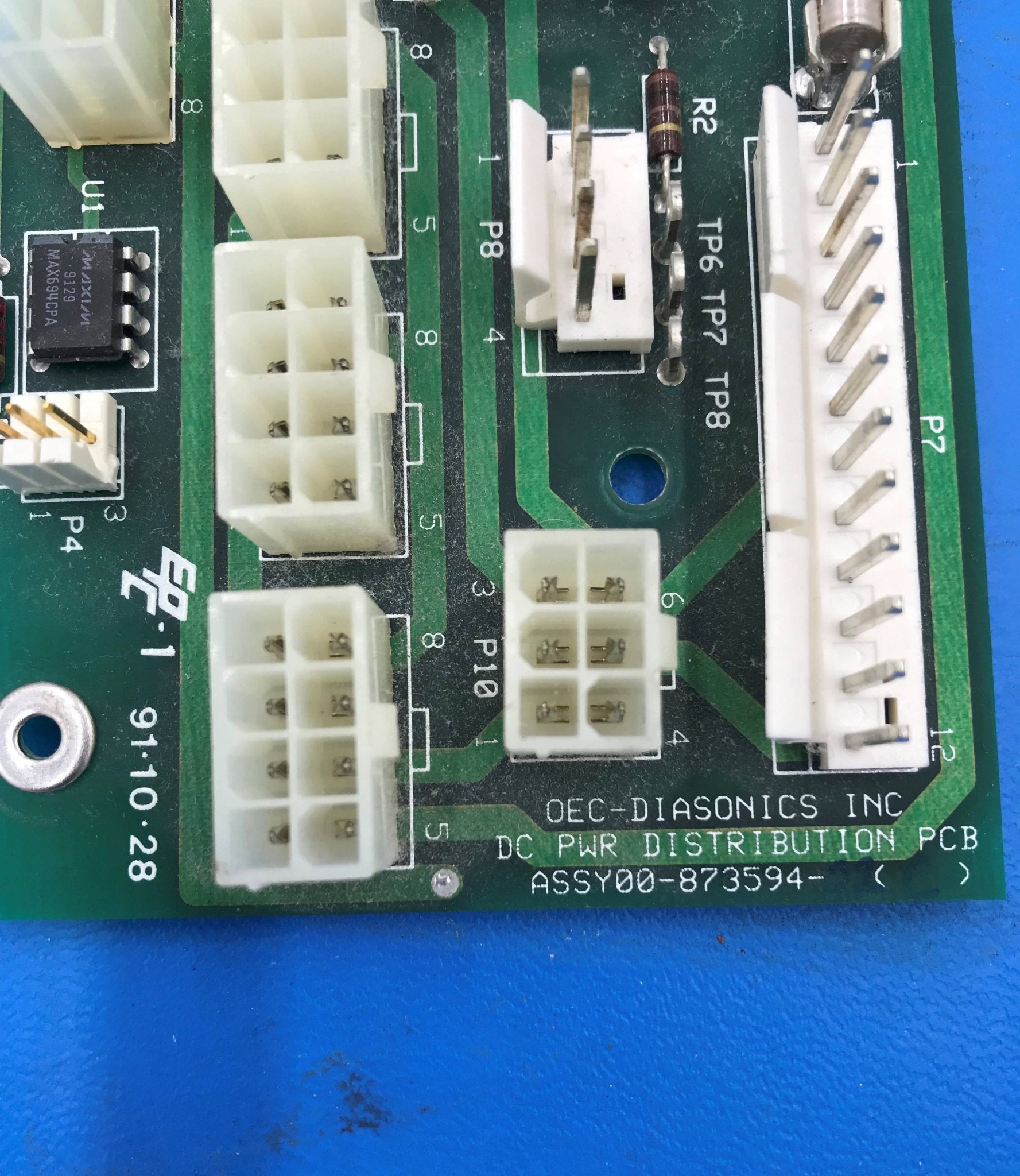 OEC 00-873594-02 - DC Power Distribution PCB C-Arm Side View | Alo Tech Solutions