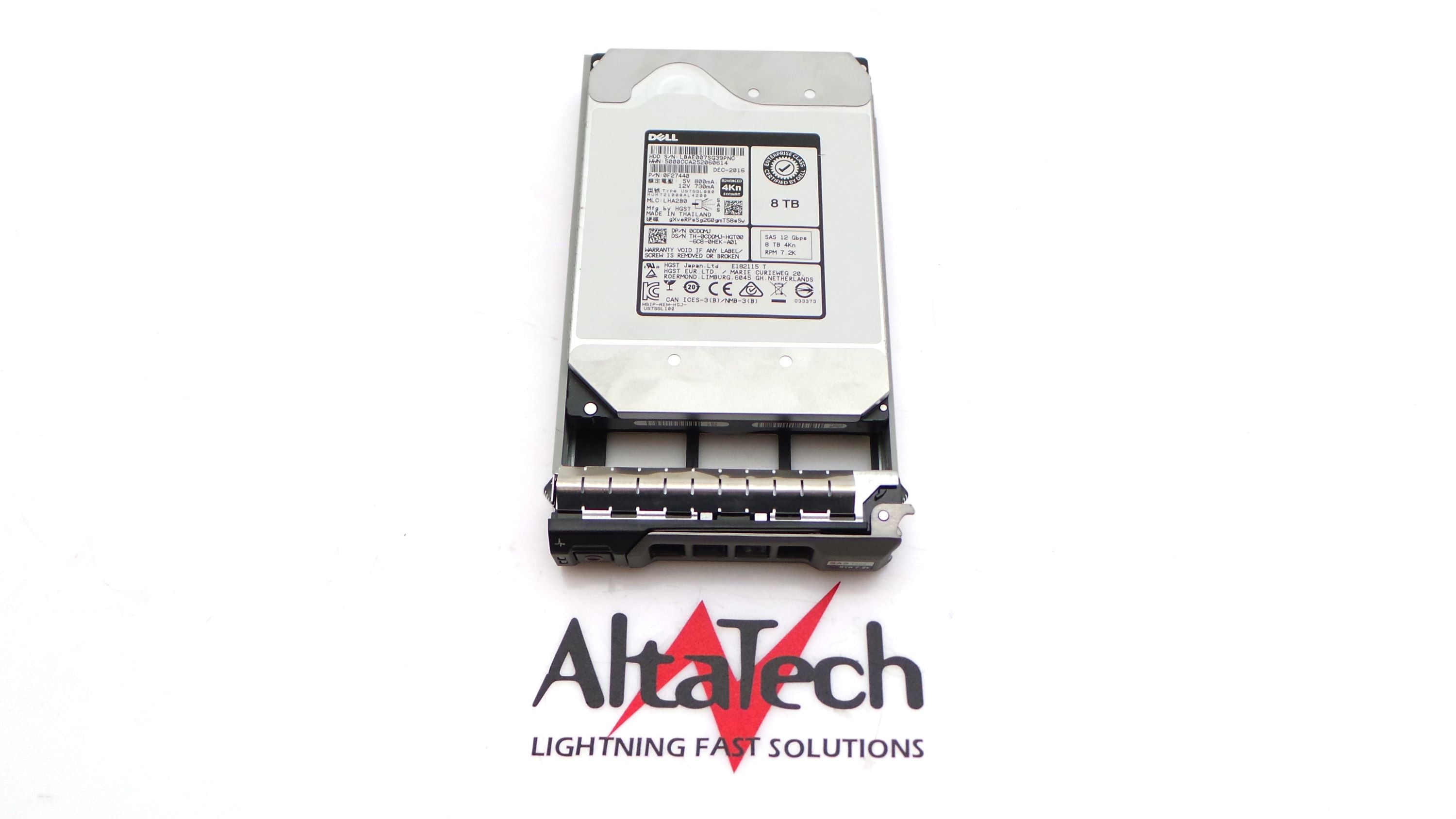 Dell 0F27440 8TB 7.2K SAS 3.5" 12G 4Kn