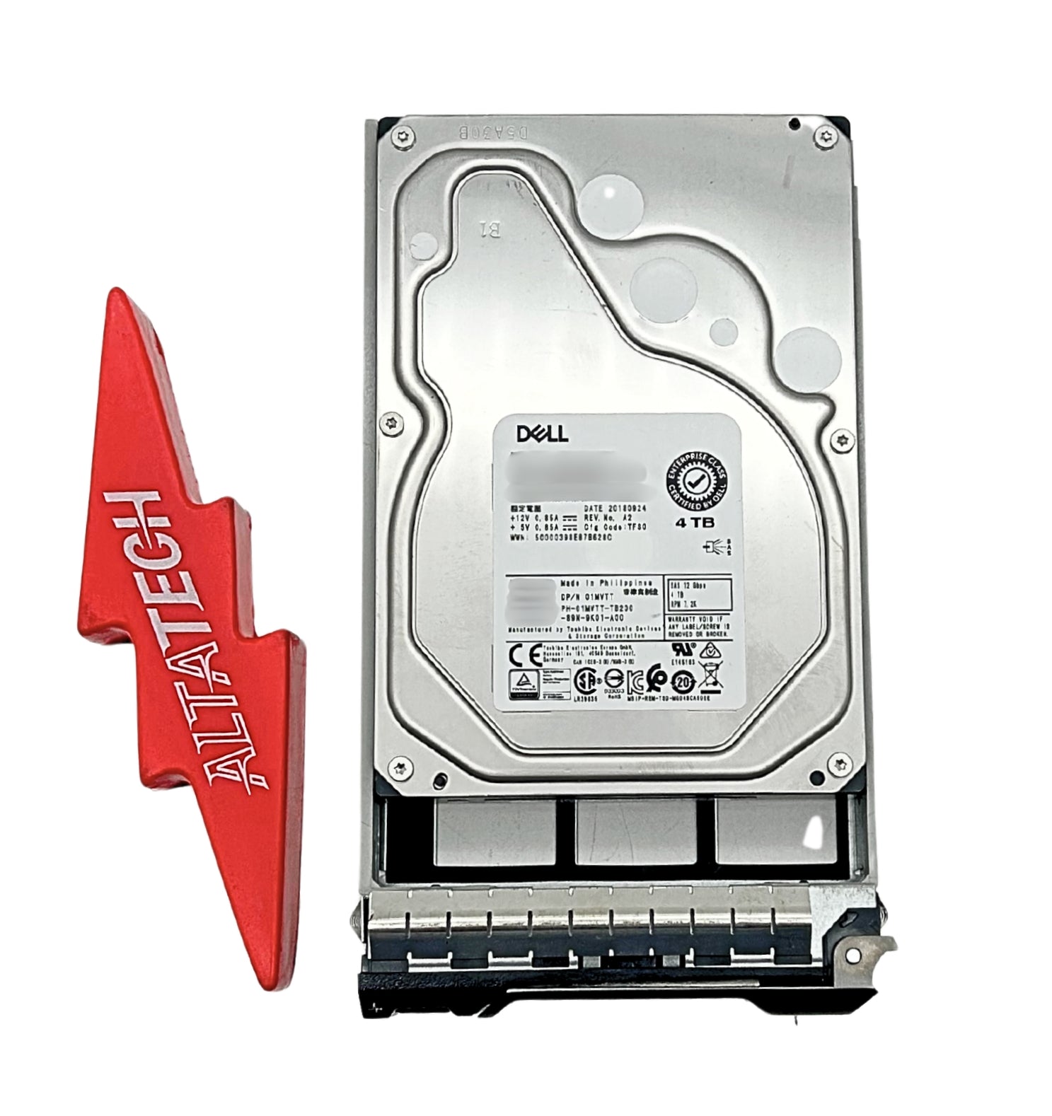 Dell 1MVTT 4TB SAS 3.5" 12G HDD