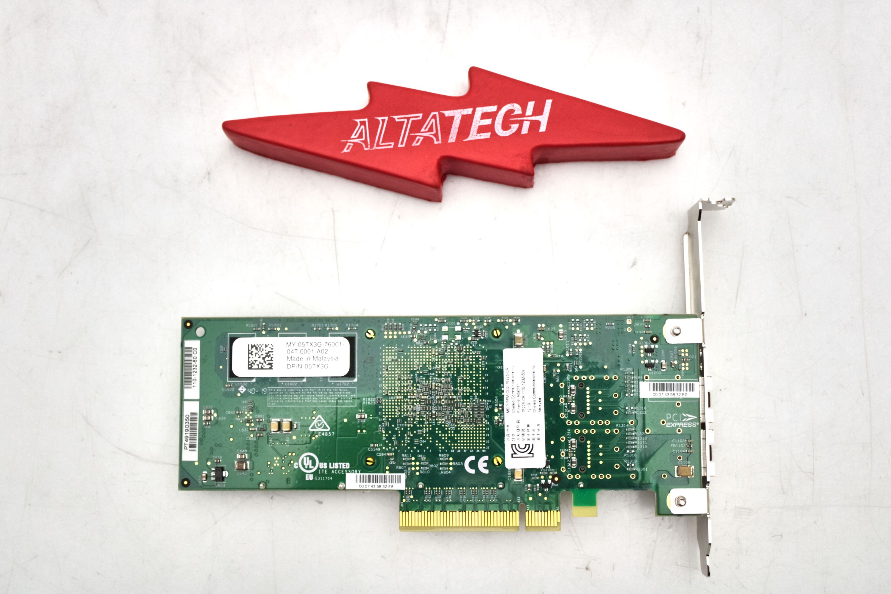 Dell 5TX3G T6225-cr Two Port 1/10/25GbE Unified Wire Adapter 110-1209-