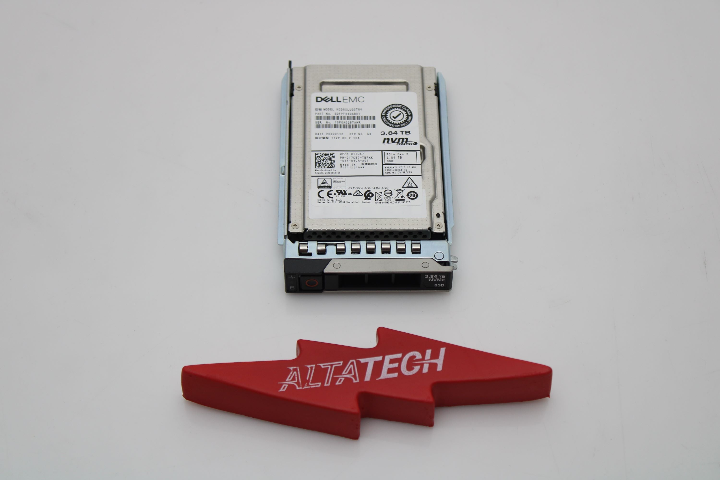 Dell 9KG75 3.84TB SSD NVME 2.5 RI U.2