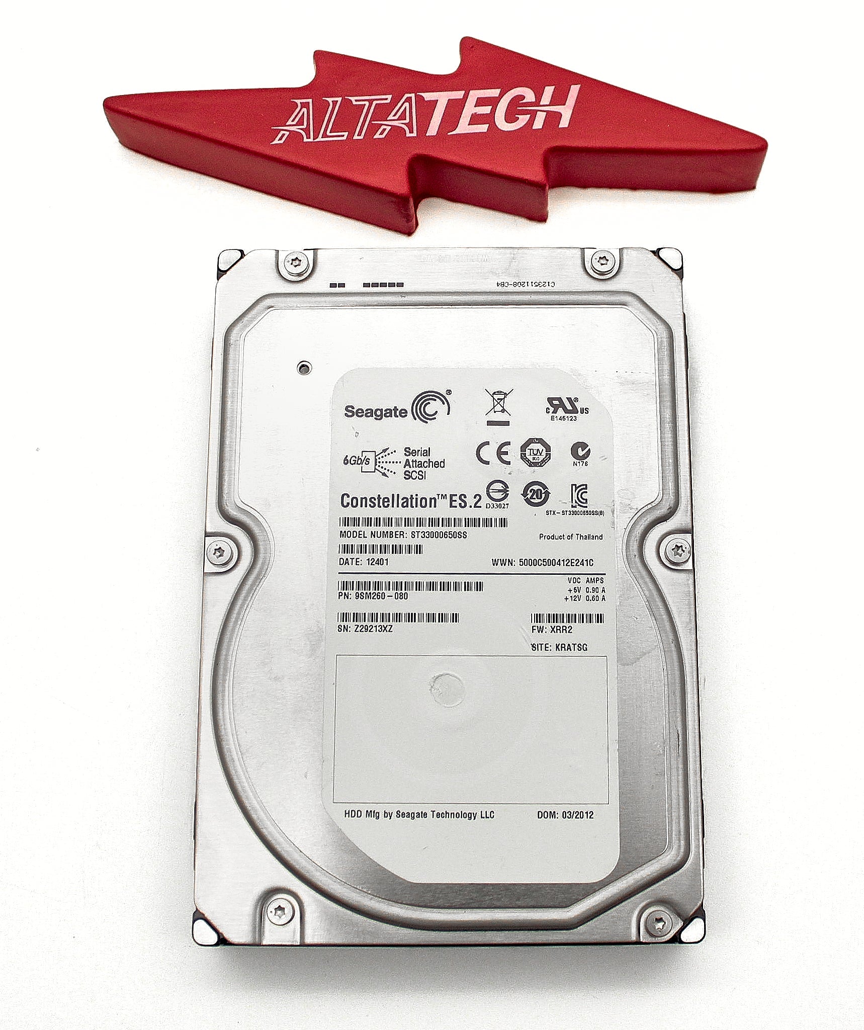 Dell 9SM260-080 3TB 7.2K SAS 3.5 6G 9SM260-080 CML