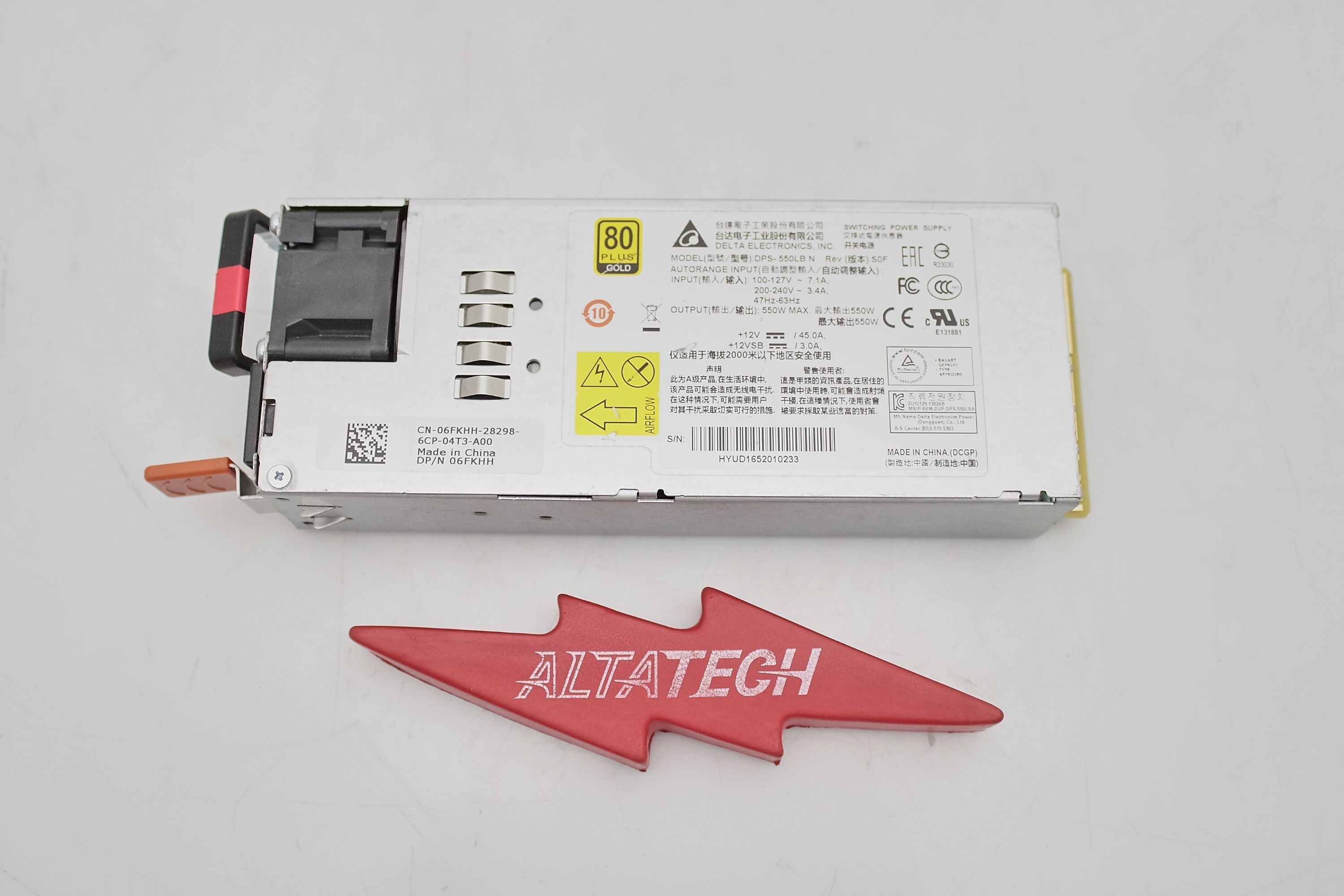 Dell DPS-550LB N 550W POWER SUPPLY (NF) S4128/S4048