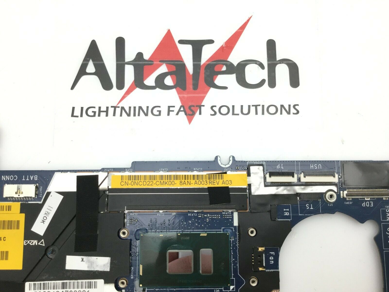 Dell NCD22 Laptop System Board with i5-7200U CPU