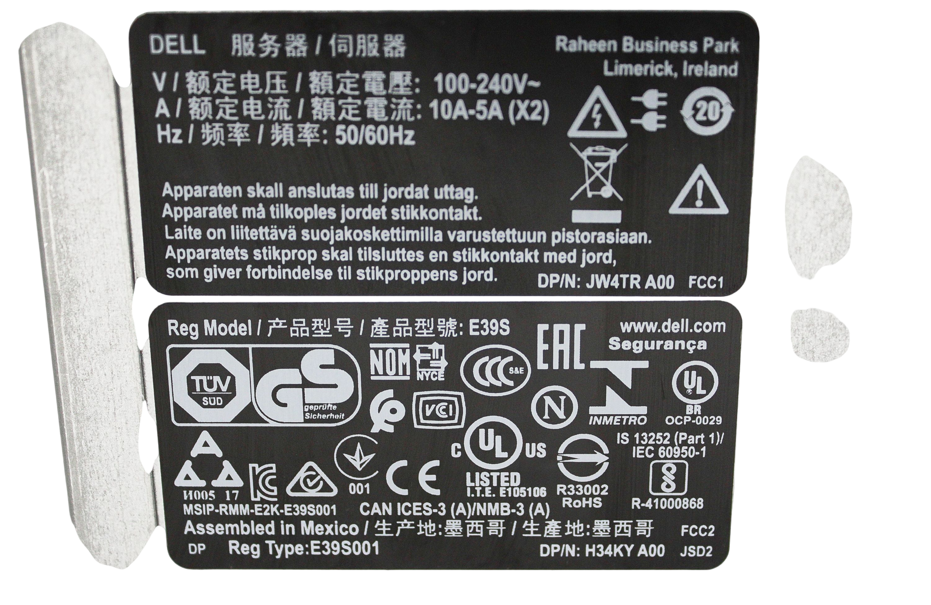 Dell PER640-2.5-8HDD-3PCI POWEREDGE R640 2.5X8HDD 3PCI SERVER