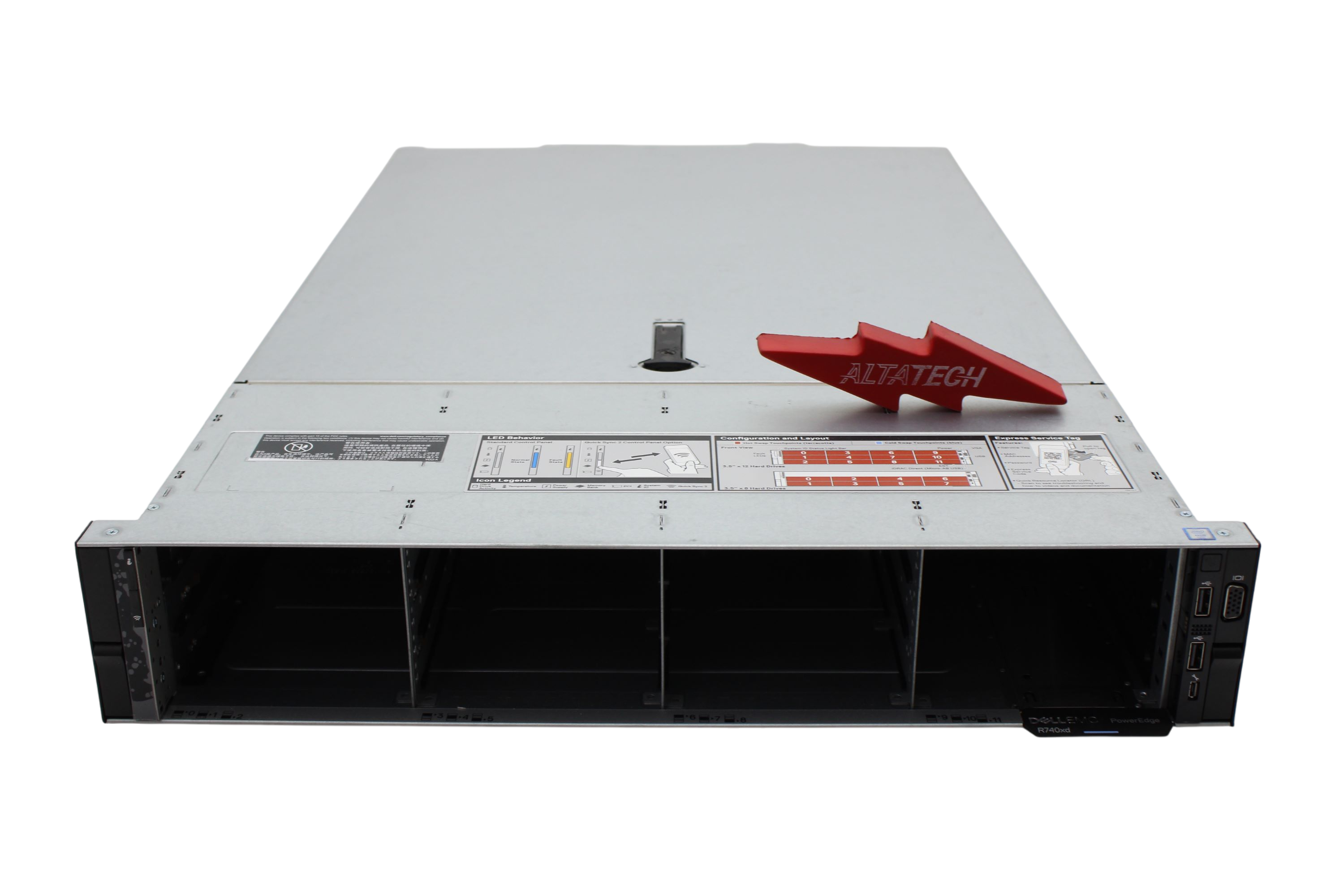 Dell PER740XD-3.5-12-4HDD PowerEdge R740XD 12x3.5 Bay Server