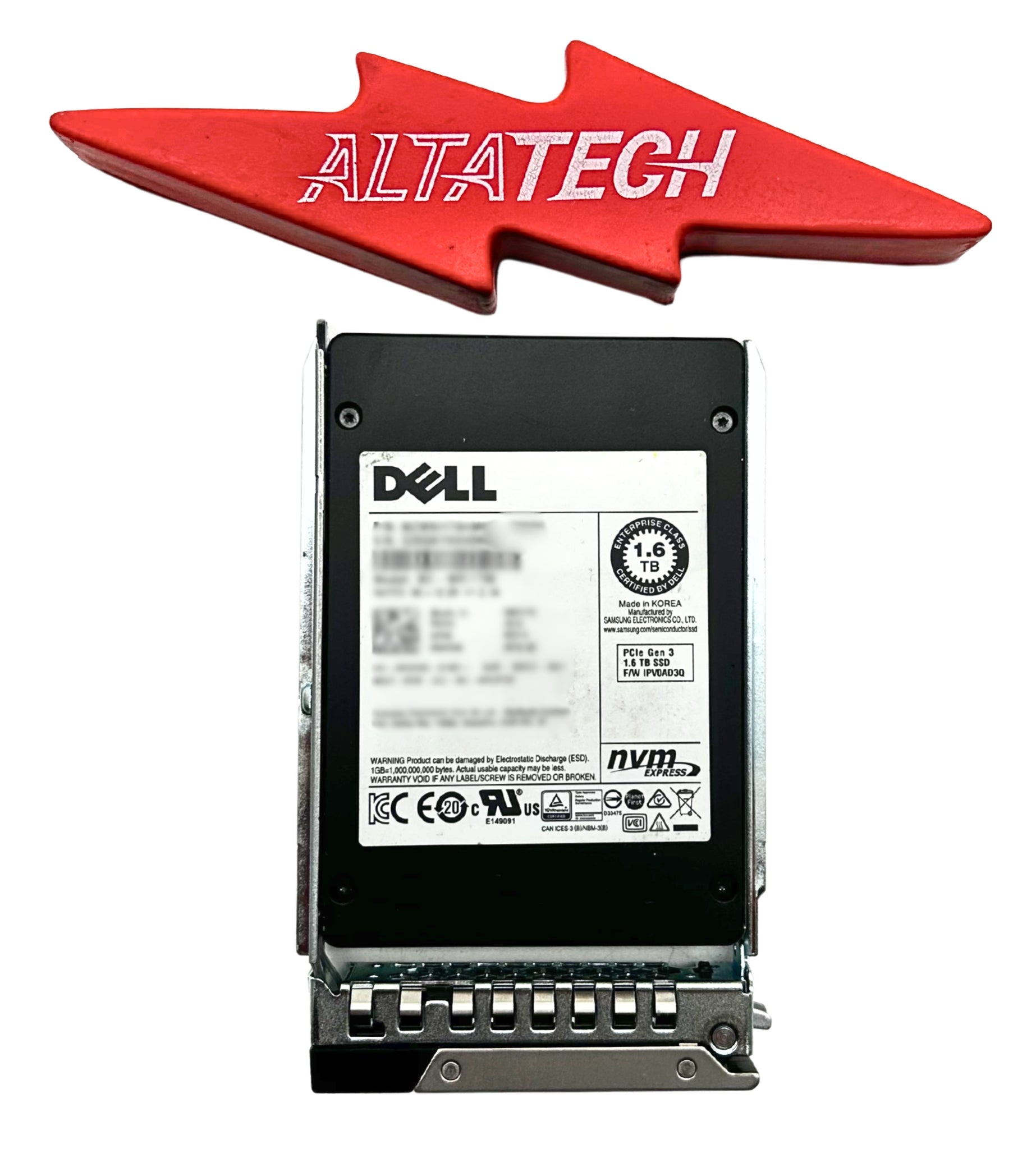 Dell VH2V8 1.6TB SSD PCIe NMVe U.2