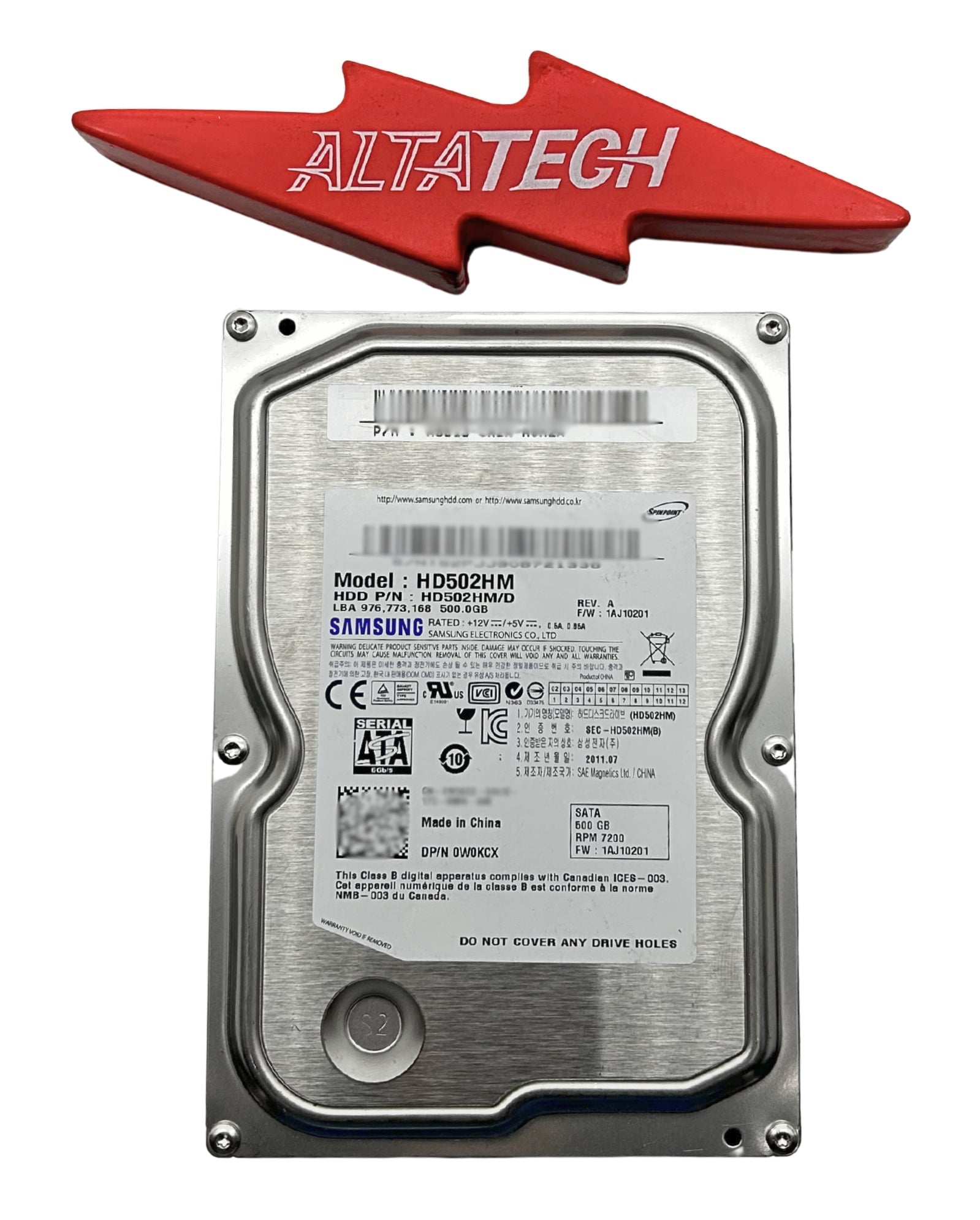 Dell W0KCX 500GB 7.2K SATA 3.5 6G SAMSUNG