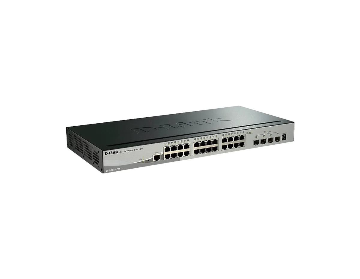 D-Link Gigabit Stackable Smart Managed Switch with 10G Uplinks DGS-1510-28X