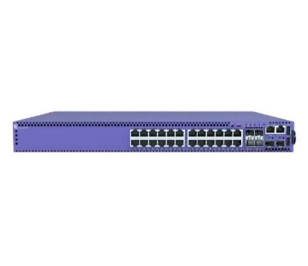 5420M-24W-4YE - Extreme Network 5420 Universal Switch 24-Ports 10/100/1000BASE-T Ethernet and 4-Ports SFP28 Layer 2 Rack-mountable Network Switch with 2-Ports SFP-DD