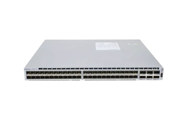 DCS-7050SX-72Q-F - Arista 7050X Series 48-Ports 10GBASE-X SFP+ Layer 3 Rack-mountable Managed Front-to-back Airflow Network Switch with 6-Ports QSFP+