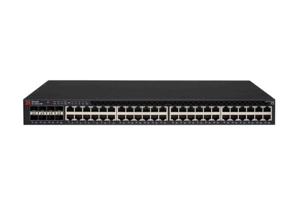 ICX6610-48P-PE - Brocade ICX 6610 48-Ports 10/100/1000BASE-T PoE+ 1U Rack-mountable Front-to-back Airflow Network Switch with 8-Ports SFP+