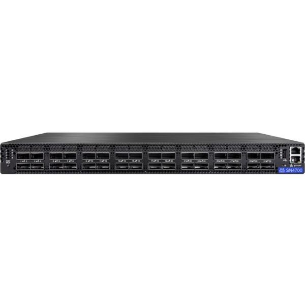 MSN4700-WS2FC - Mellanox Spectrum-3 SN4700 Series 32-Ports 400GbE QSFPDD 1U Network Switch