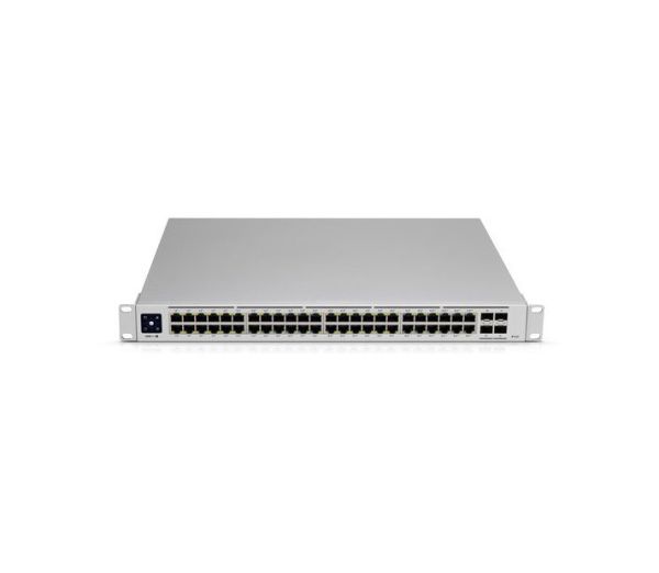 USW-48 - Ubiquiti UniFi 48-Ports 10/100/1000BASE-T Ethernet Layer 2 Rack-mountable Managed Network Switch with 4-Ports SFP