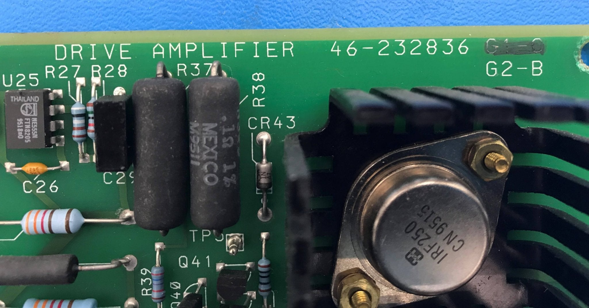 Drive Amplifier PCB (46-232836 G2 B GE AMX 4+