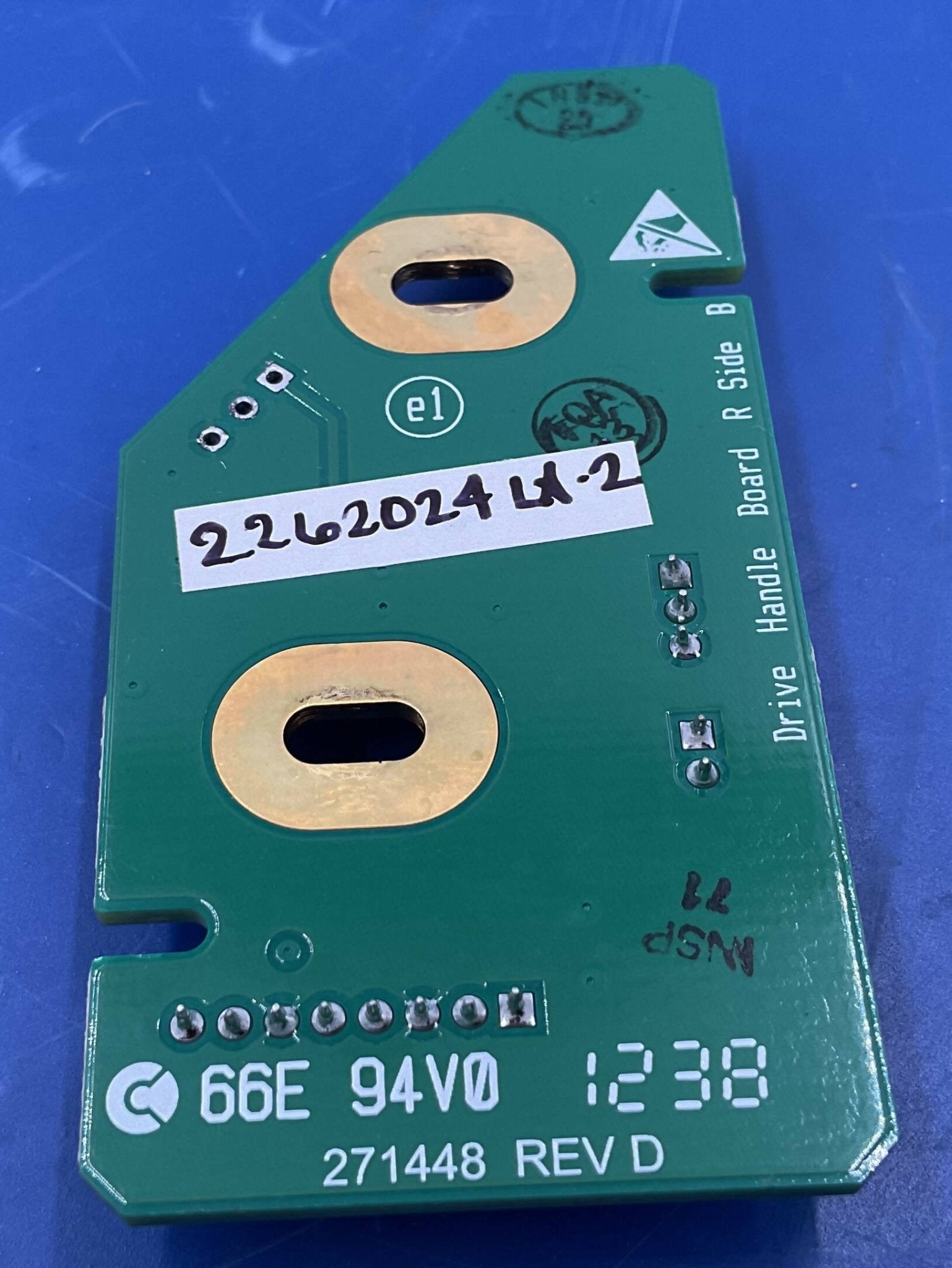 DRIVE HANDLE BOARD R (271449 REV D/271448 REV D) GE