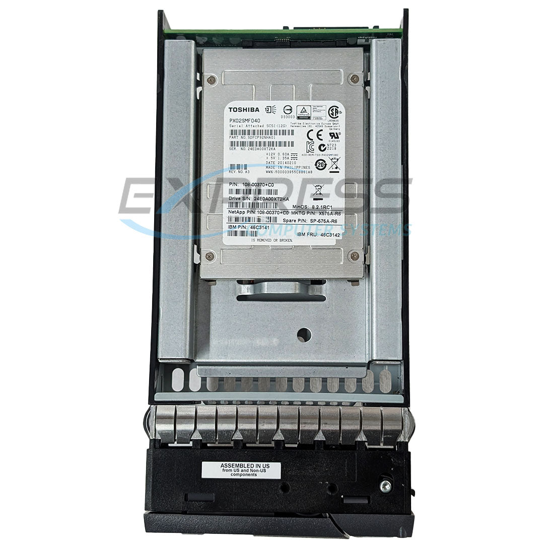 Netapp 2.5" 1.6TB SAS 6Gbps SSD (108-00373) w/ 3.5" Hyb Car | SP-576A-R6