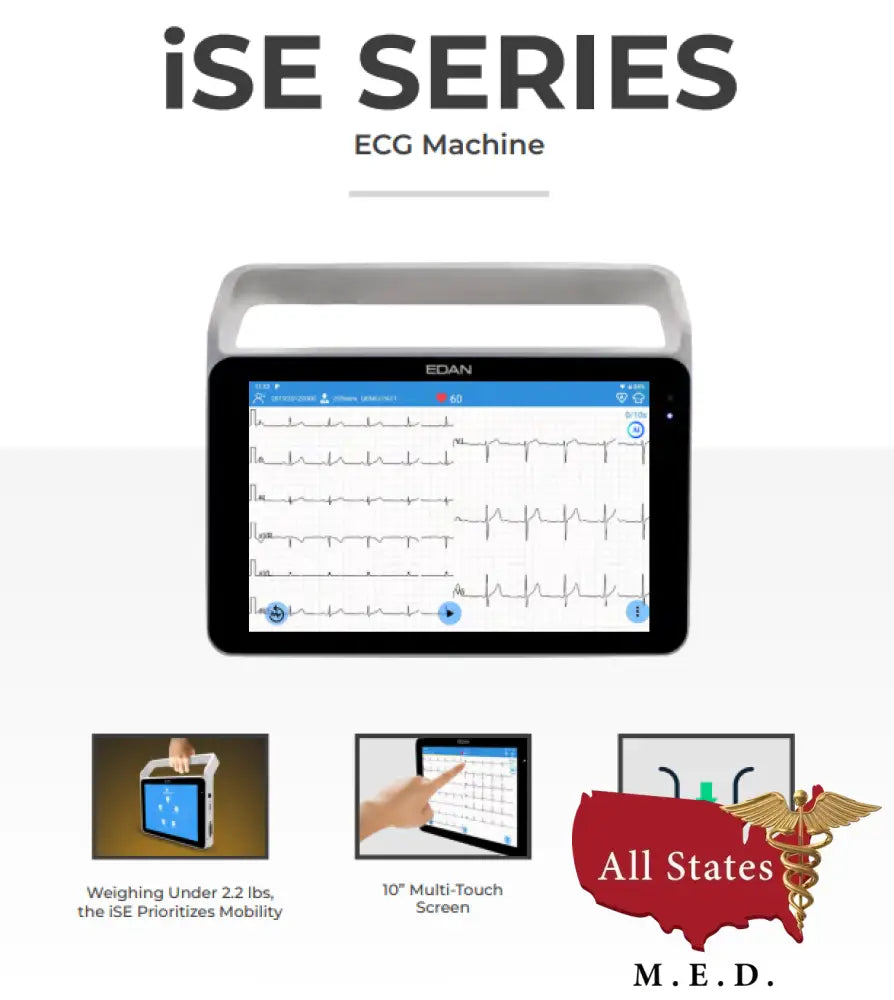Edan iSE Series ECG Machine - No stand