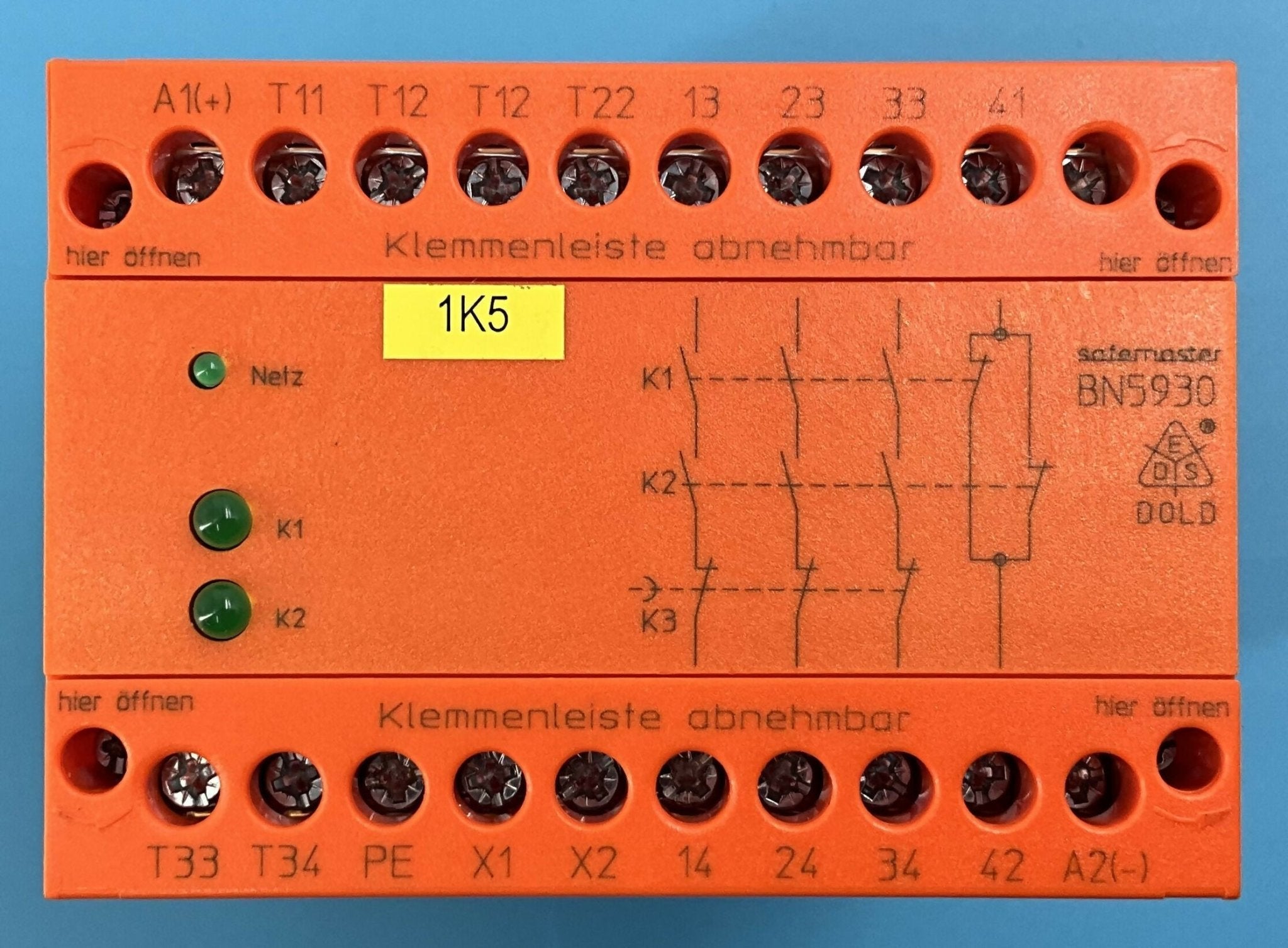 EMERGENCY SHUT OFF (08094034/BN5930.34 SIEMENS