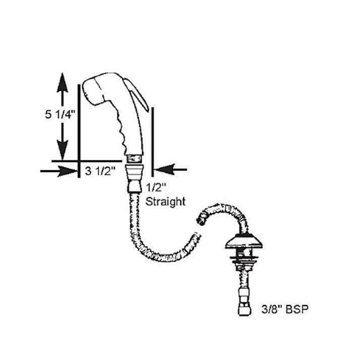 Scandvik 14031 Euro Sprayer With 6' Nylon Hose