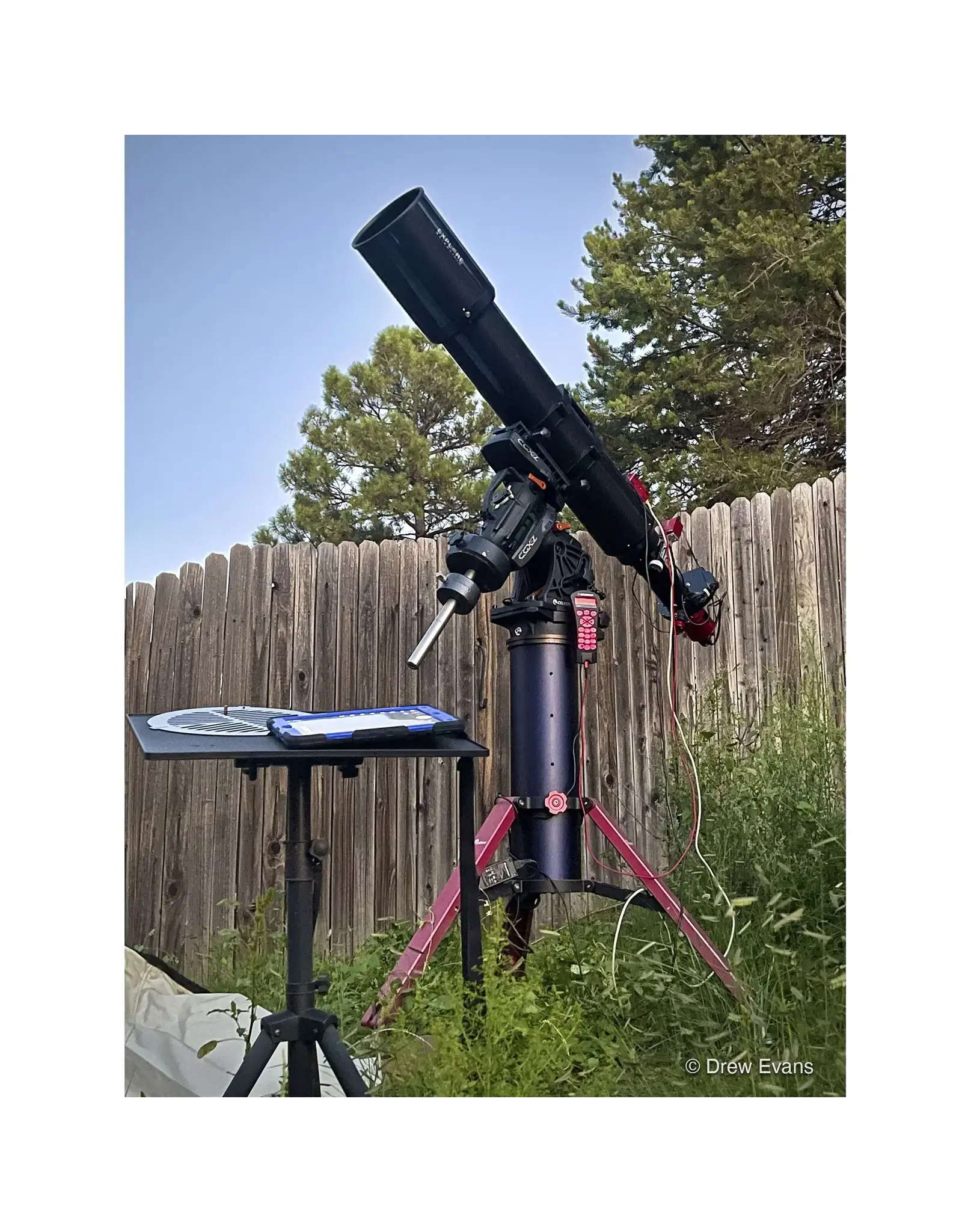 Explore Scientific Explore Scientific ED152 Air-Spaced Triplet Telescope in Carbon Fiber - TED15208CF-HEX33