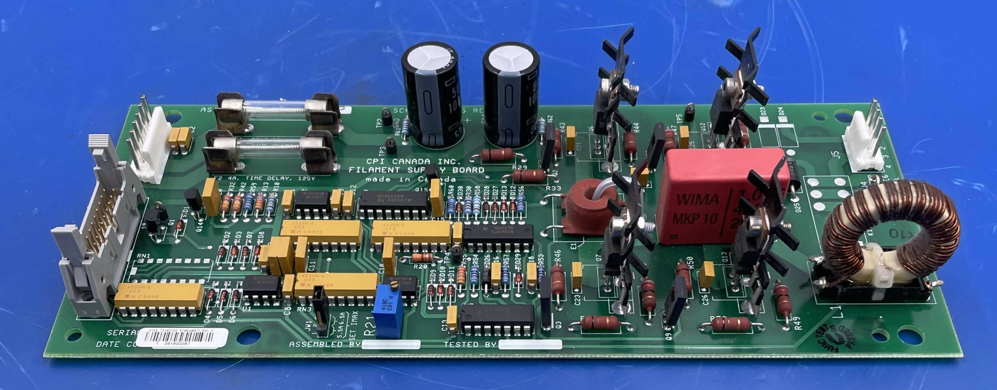 Filament Supply Board (731407-02 REV P CPI