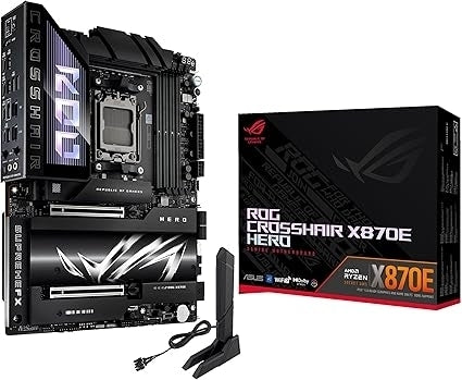 ASUS ROG Crosshair X870E Hero AMD X870E AM5 ATX Motherboard, Advanced