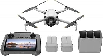 DJI Mini 4 Pro Fly More Combo Plus con DJI RC 2, Drones con cámara