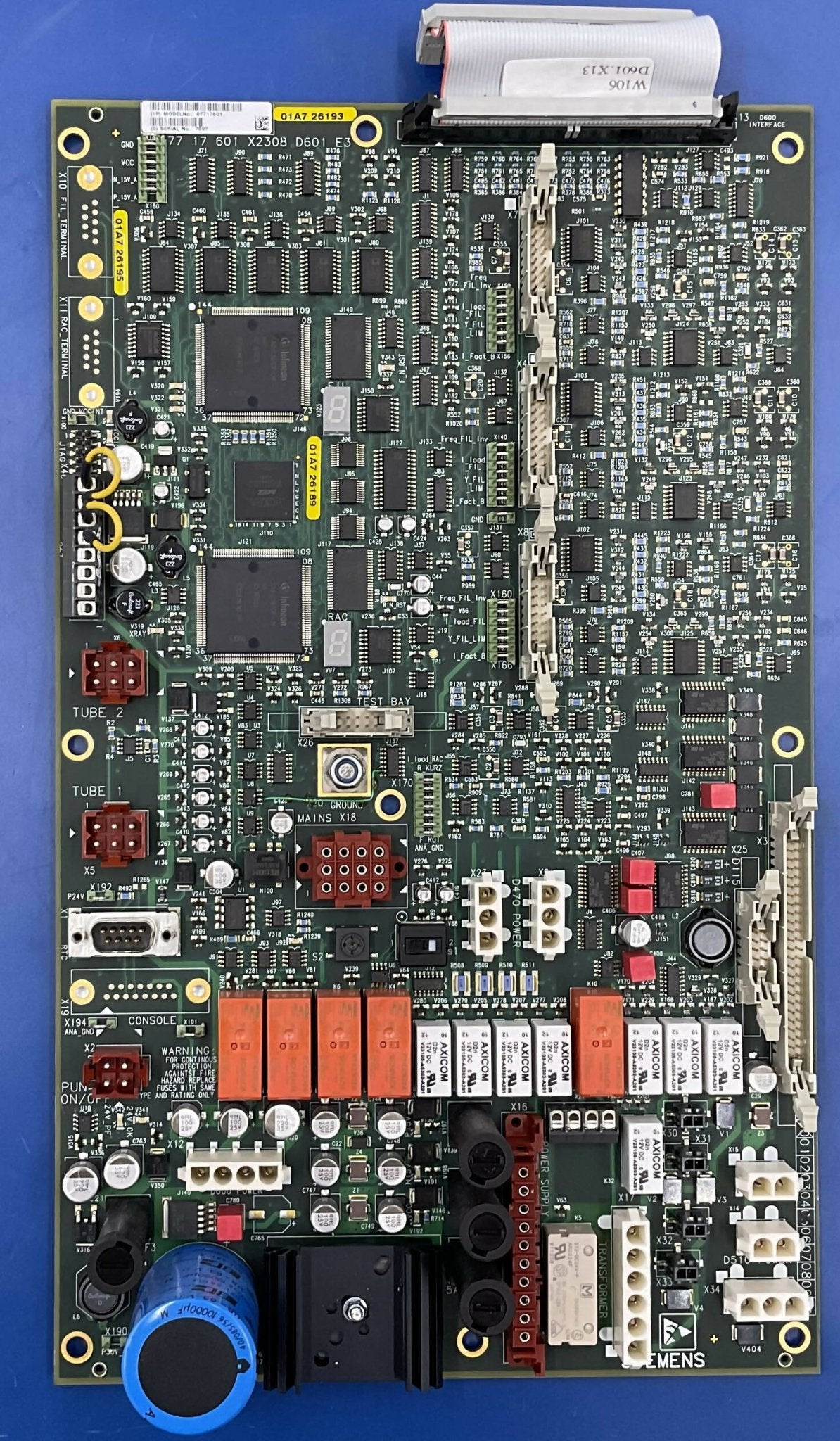 Siemens 7717601 - FIL/RAC Controller D601 Board PCB Detail | Alo Tech Solutions