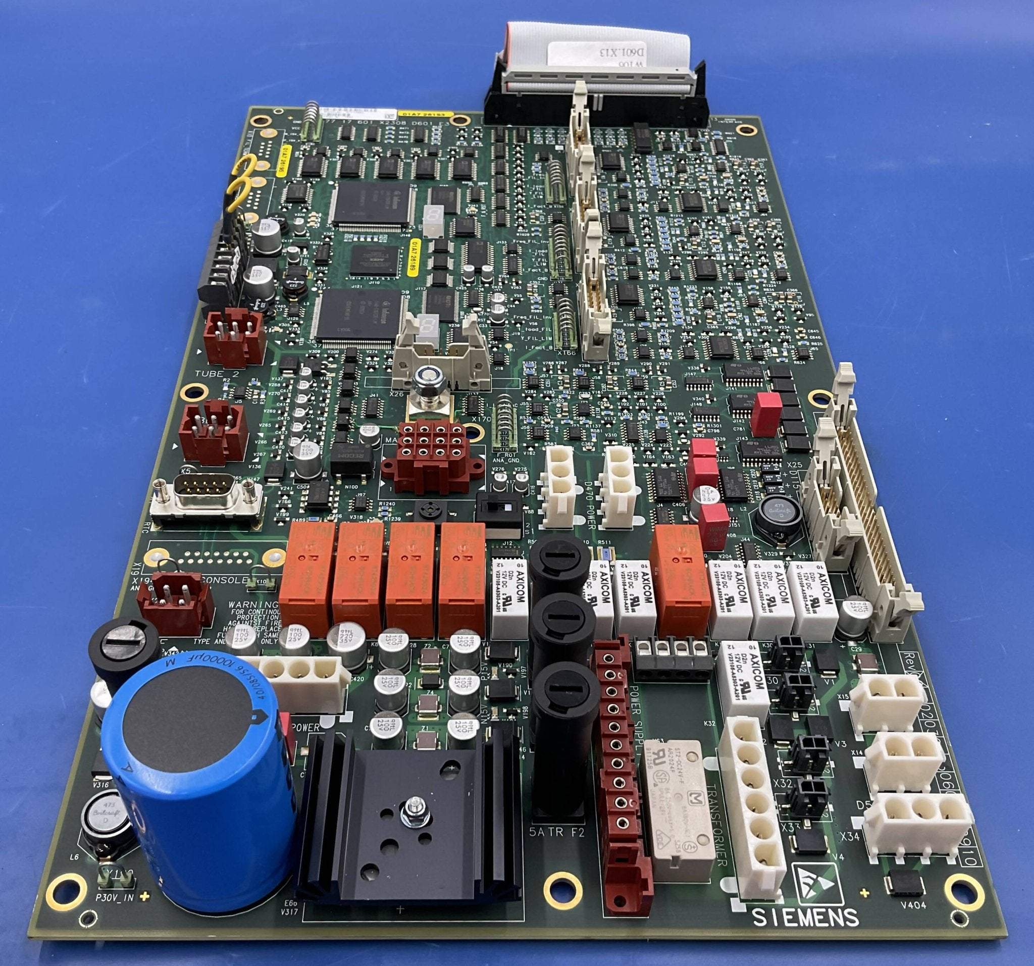 Siemens 7717601 - FIL/RAC Controller D601 Board PCB Rear View | Alo Tech Solutions