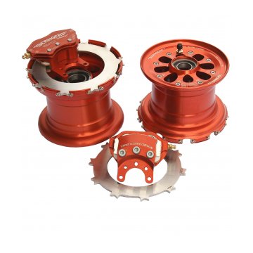 Beringer Finishing Kit Rv4 6/6A 7/7A 8A 9/9A - Main Wheels No Tires Srvfi02(B (Red