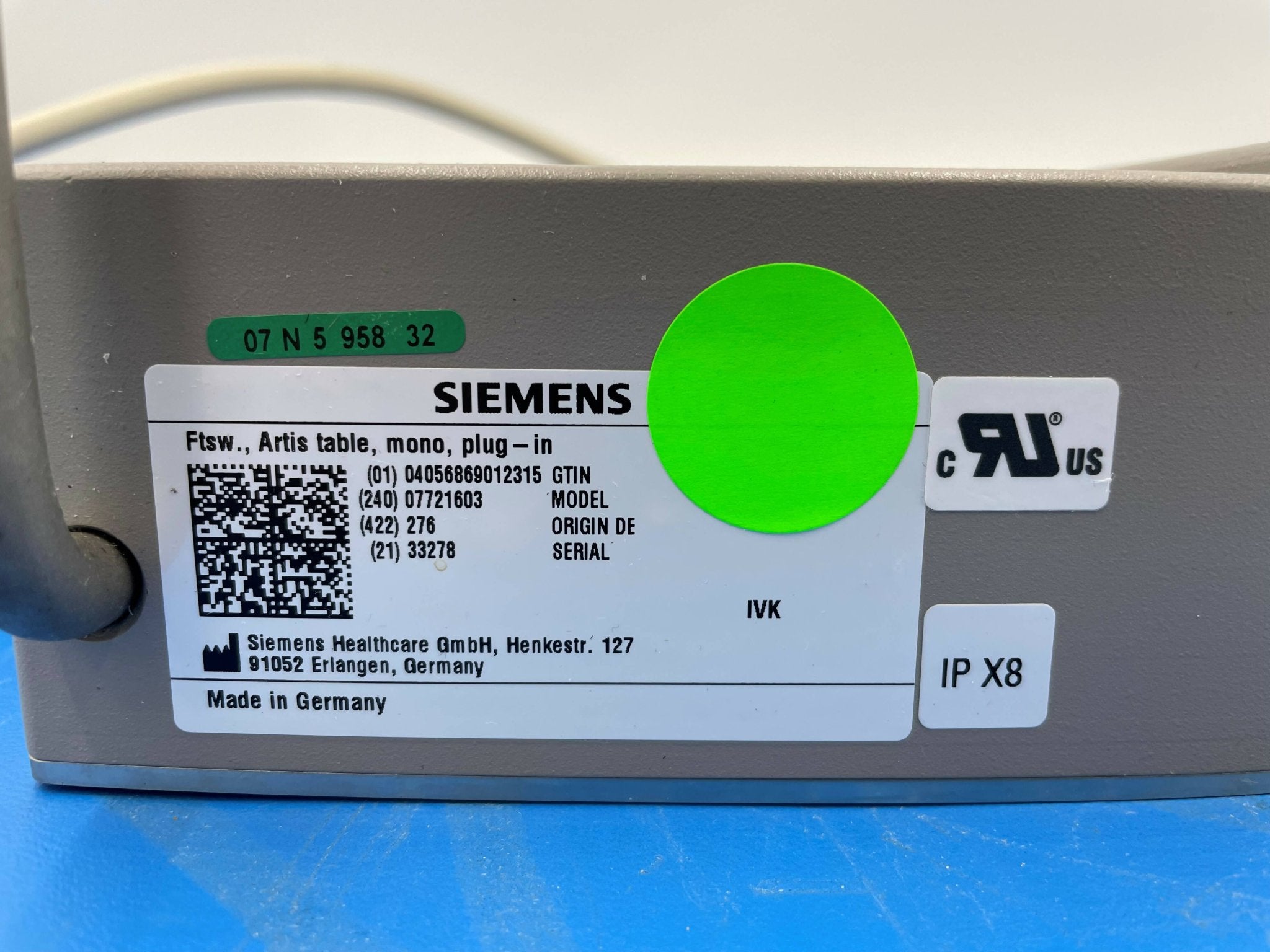 Foot Switch IPX8 (7721603/07721603 Siemens