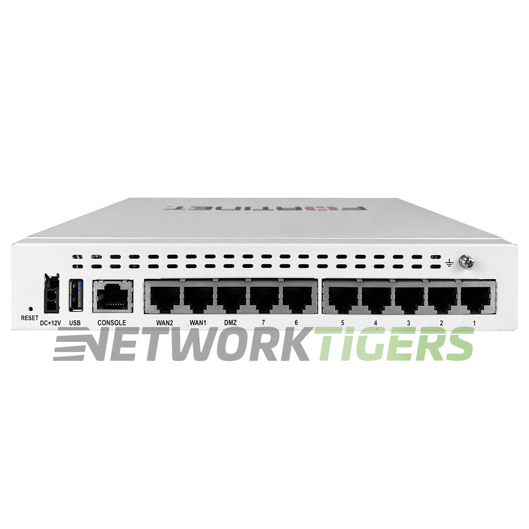 Fortinet FG-60E FortiGate 60E Series 3 Gbps 10-Port RJ45 Network Firewall Unclaimed