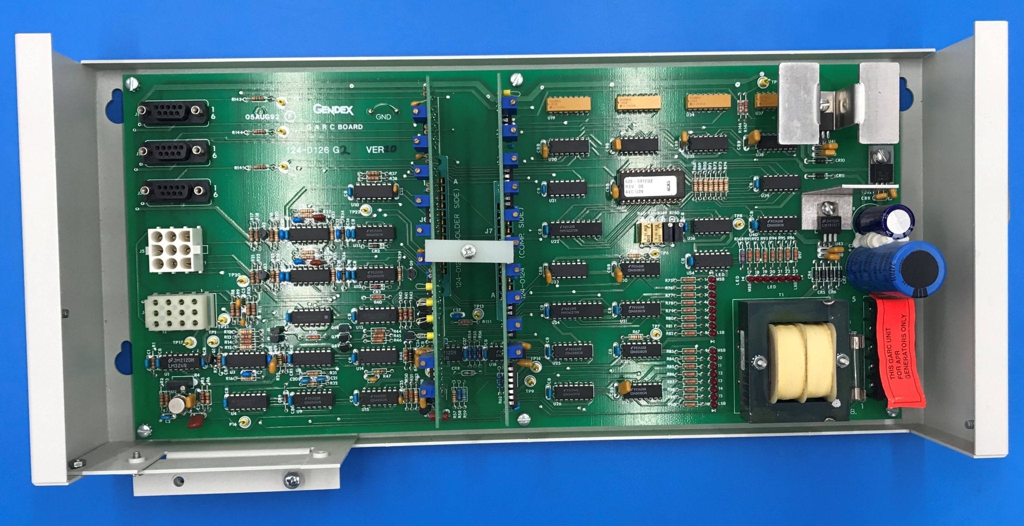 G A R C Board (124-0126 G2 Ver 2.0) Gendex/Del Medical