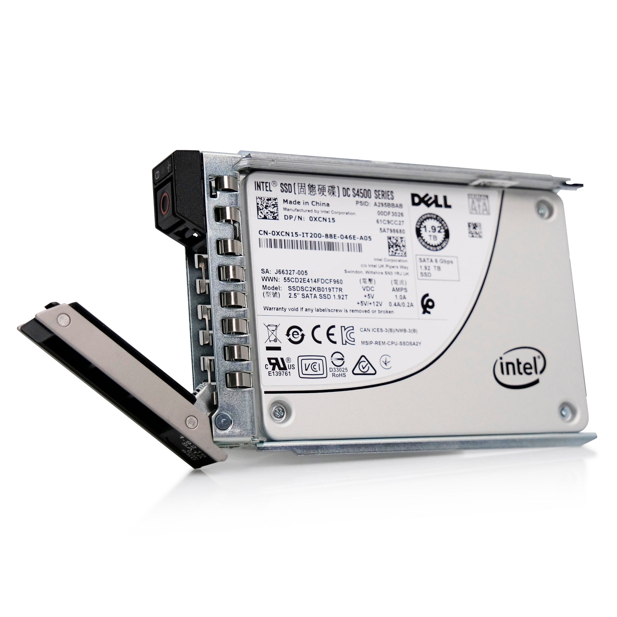 Dell G14 0XCN15 1.92TB 1.76 DWPD SATA 6Gb/s 3D TLC 2.5in Solid State Drive