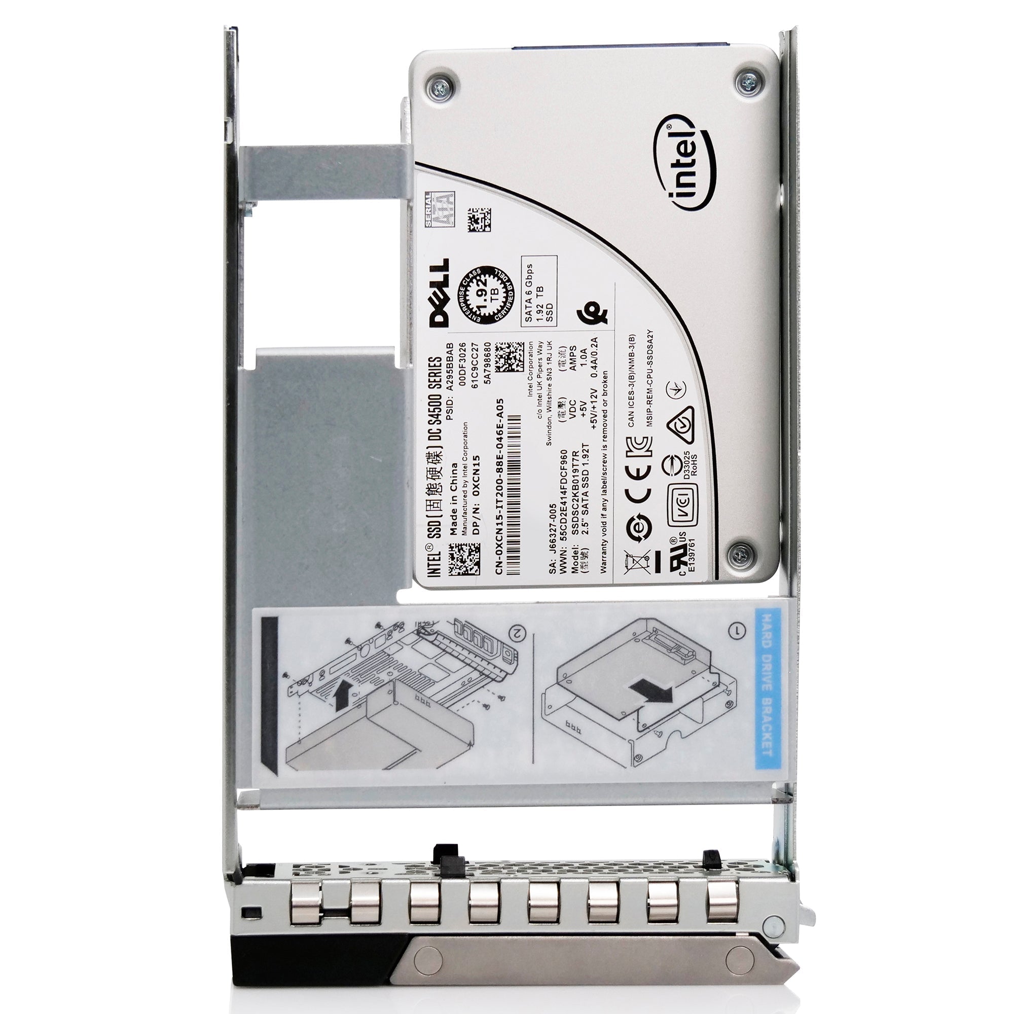 Dell G14 0XCN15 1.92TB 1.76 DWPD SATA 6Gb/s 3D TLC Hybrid 3.5in Solid State Drive