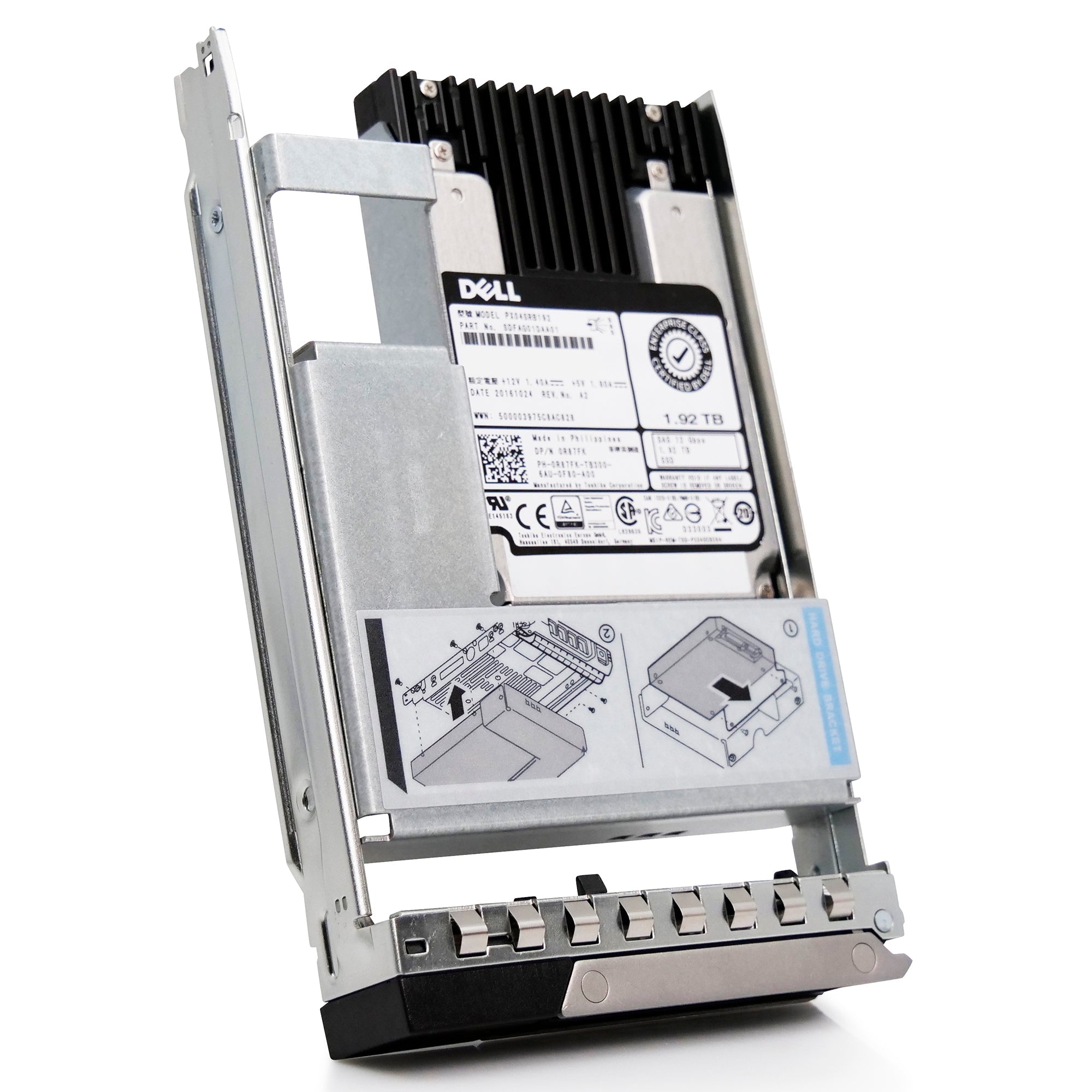 Dell G14 0R87FK 1.92TB 1 DWPD SAS-3 12Gb/s MLC Hybrid 3.5in Recertified Solid State Drive
