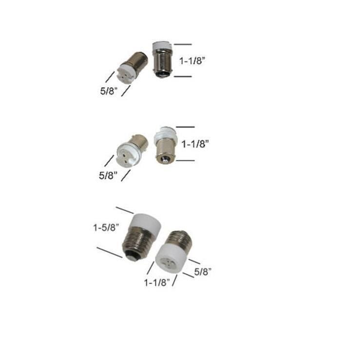 Scandvik 41121P G4 Bi-Pin Socket Adapter, BA15S to G4