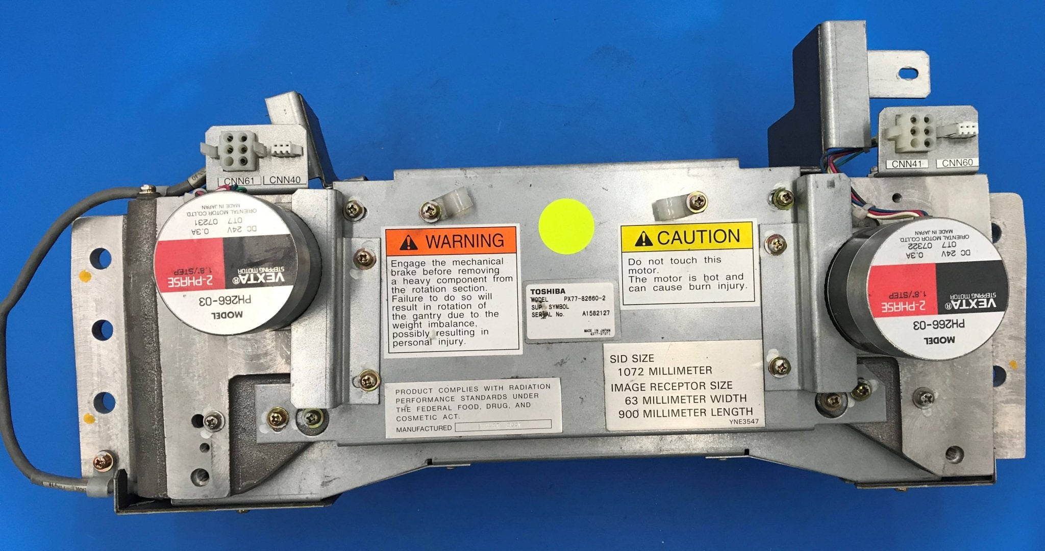 Gantry Collimator Slit Optix Pulse Motor Assembly (PX77-82660-2) Toshiba