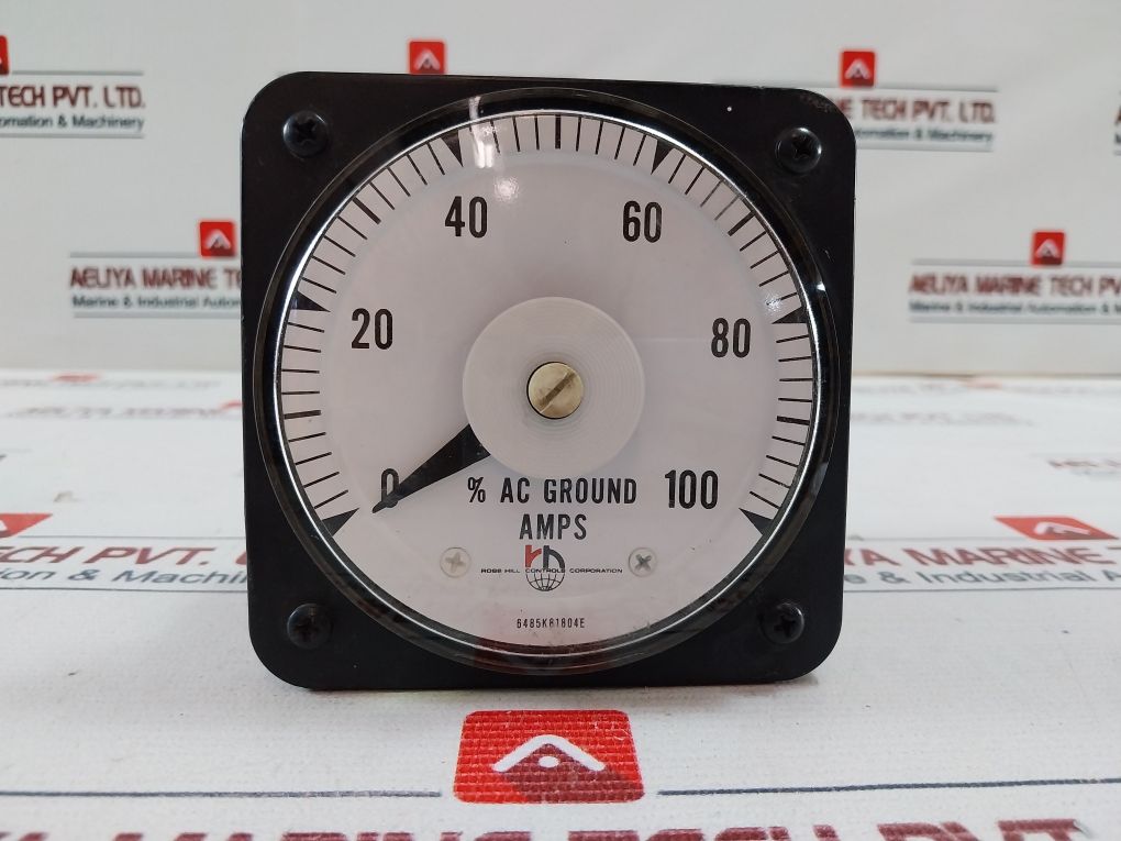 General Electric DB40 DC Ammeter: Accurate Industrial Current Measurement Device