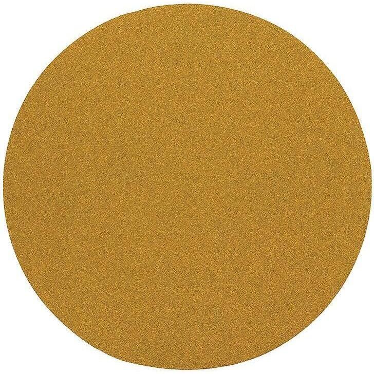 Seachoice 91966 Gold Aluminum Oxide Hook & Loop Disc, Grade: P80B