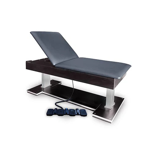 Hausmann 32″ x 78″ Bariatric Economy Dual-Lift Electric Hi-Lo Treatment Table with Power Backrest